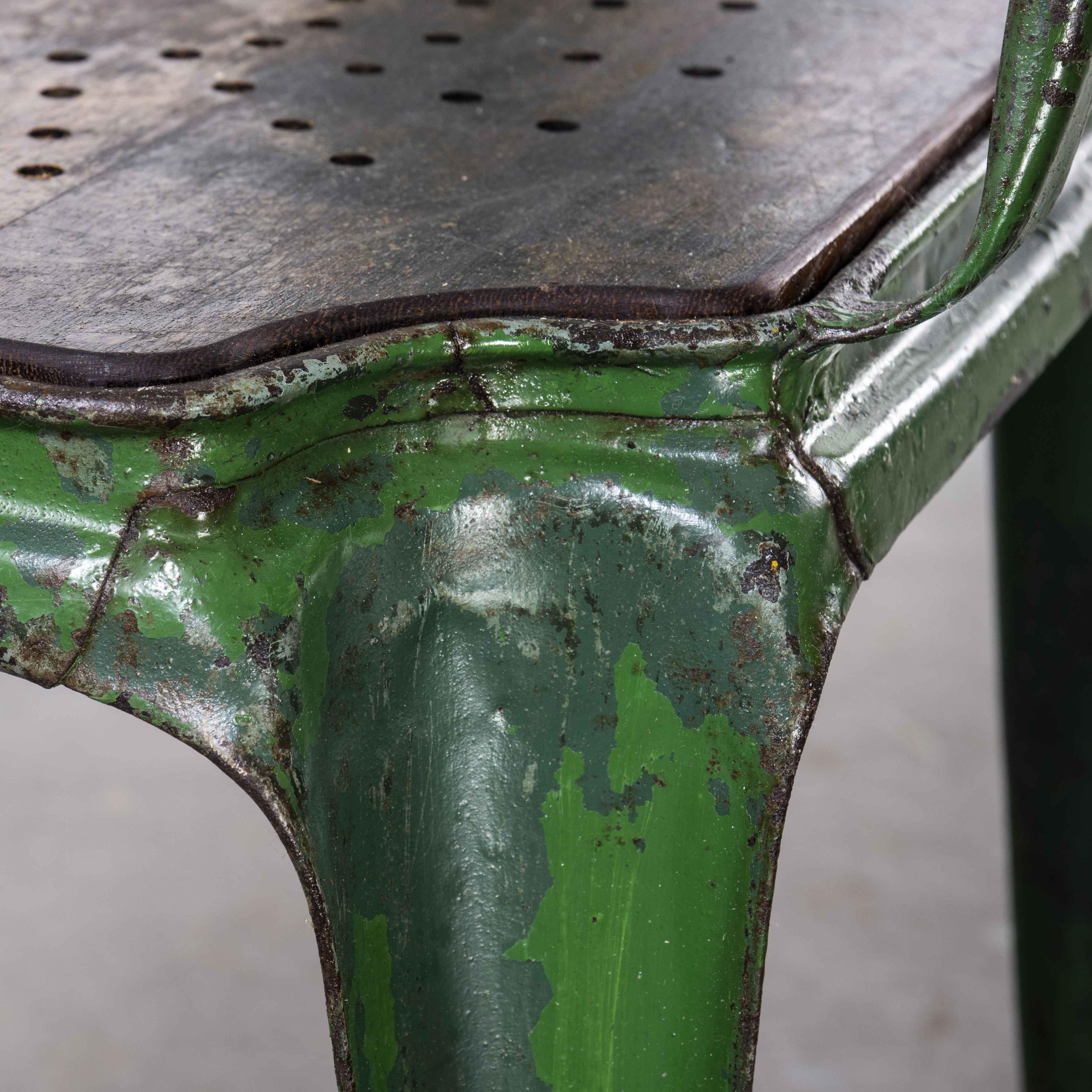 Mid-20th Century 1940's Original French Multipl's Arm Chair, Green For Sale