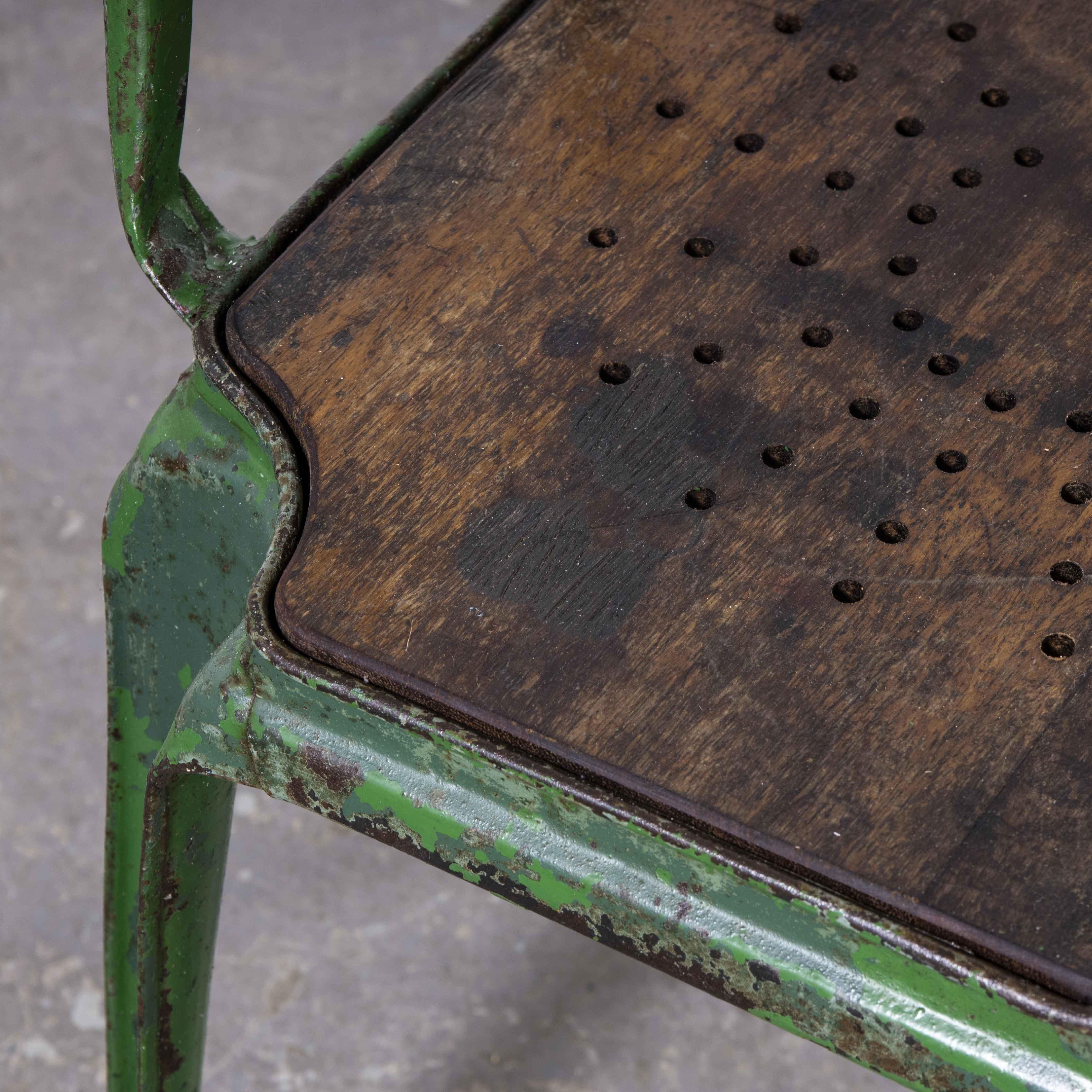 1940's Original French Multipl's Arm Chair, Green For Sale 2