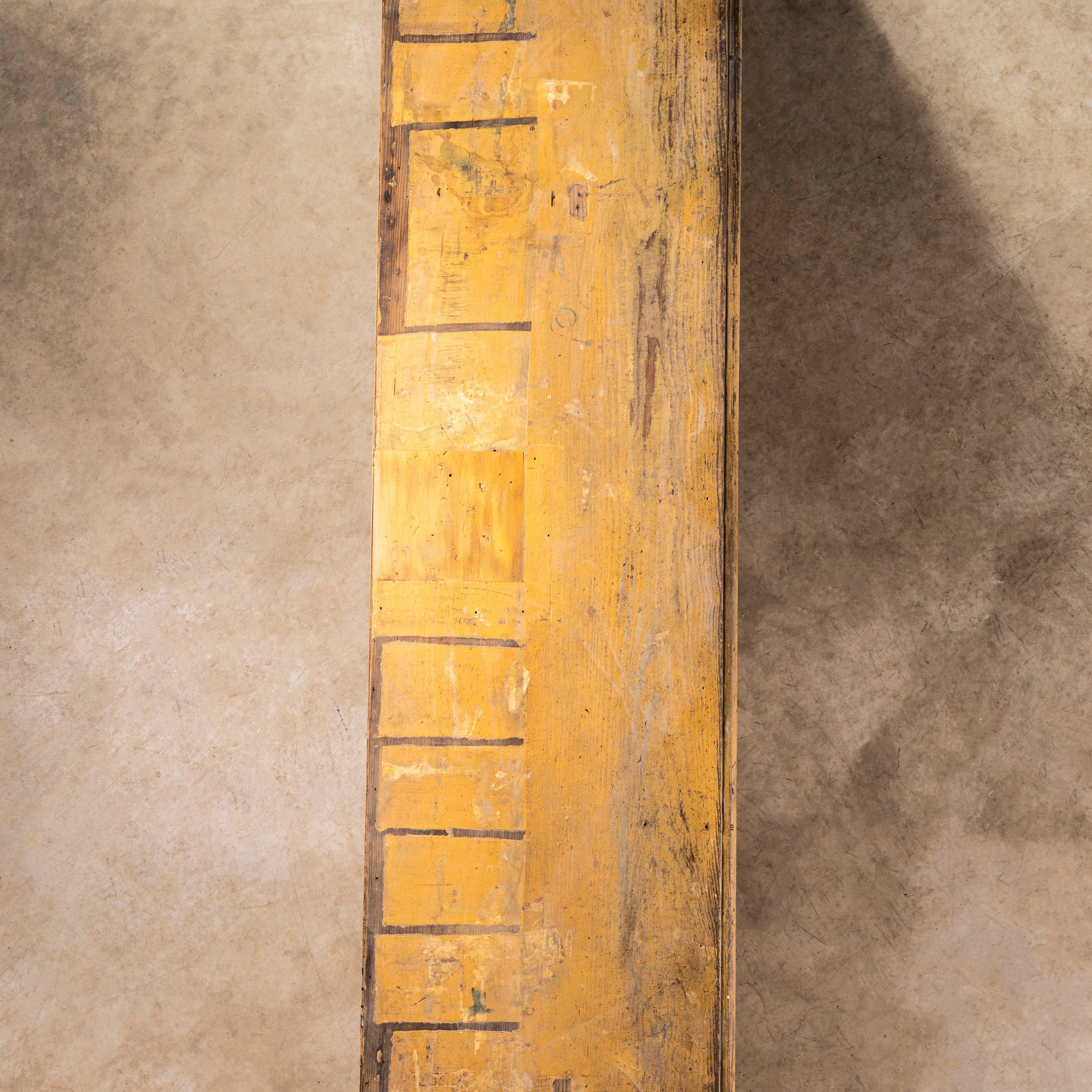 1940's Original Französisch Workshop Bank of Drawers - 3.8M im Angebot 5