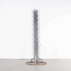 1940's Original Large French Bottle Drying Rack 'Model 1400.17'