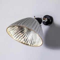1940's Original Mercury Glass Adjustable Wall - Ceiling Lamp