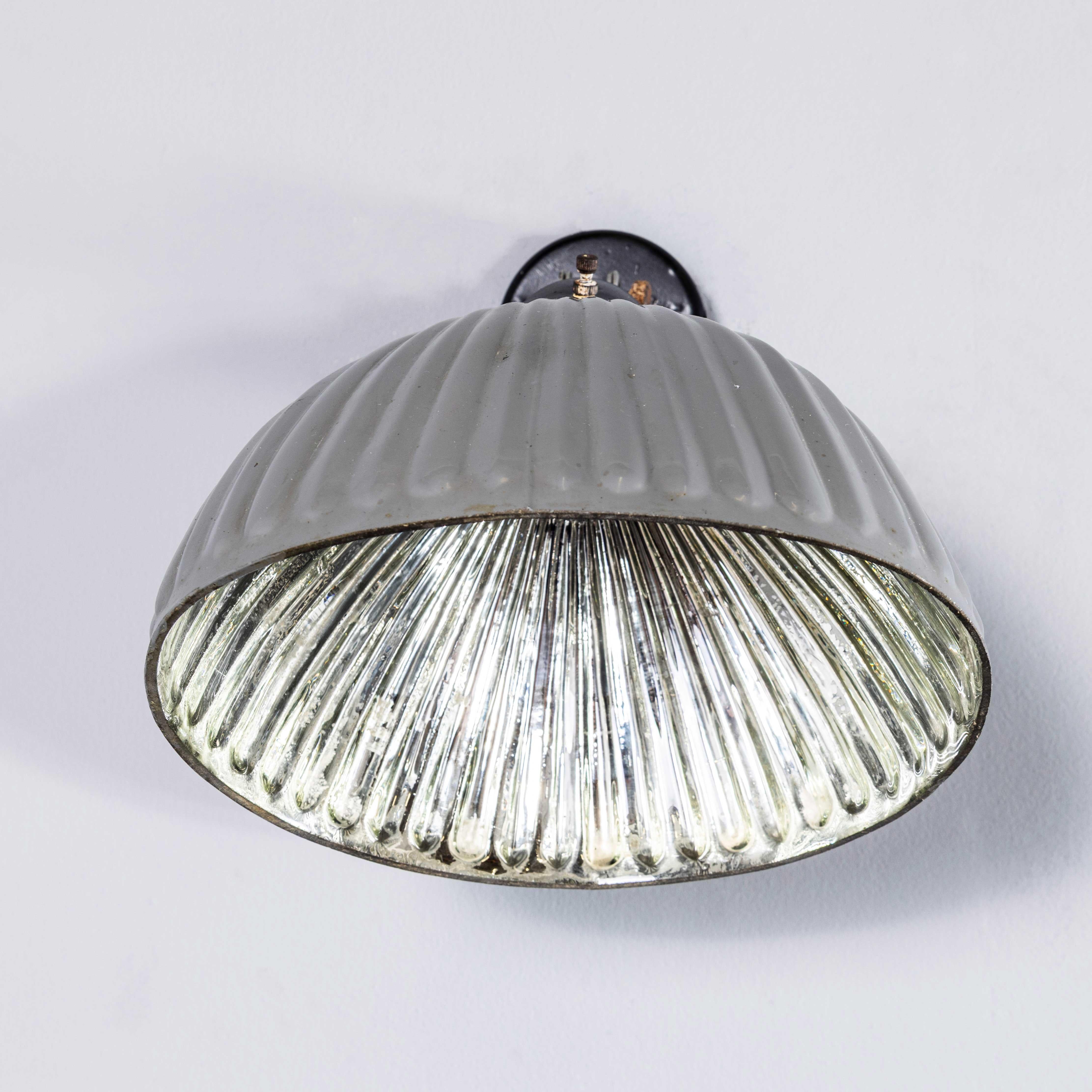 1940's Original Mercury Glass Adjustable Wall - Ceiling Lamp For Sale 4