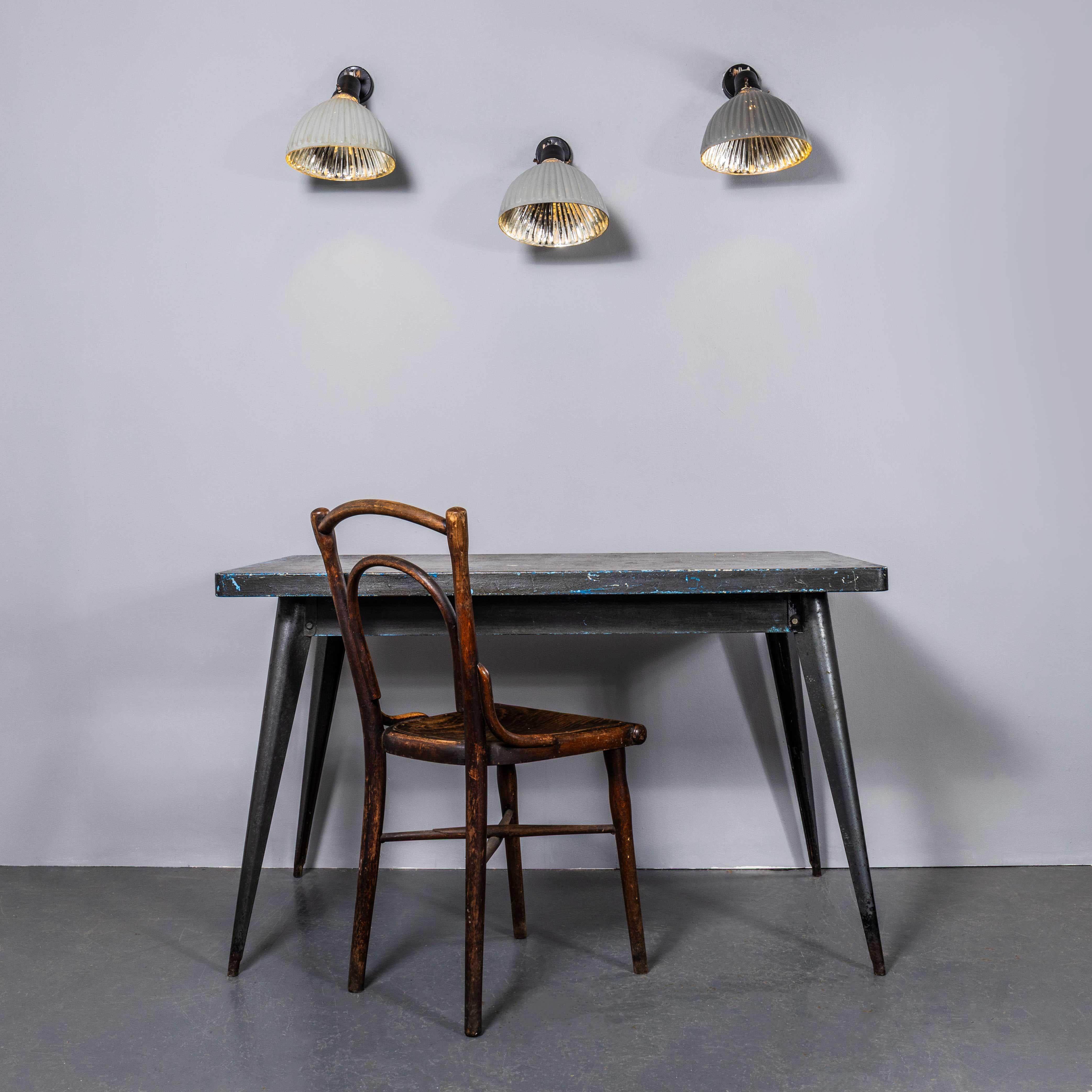 Lámparas de Pared y Techo Regulables de Vidrio de Mercurio Originales de 1940 Checo en venta