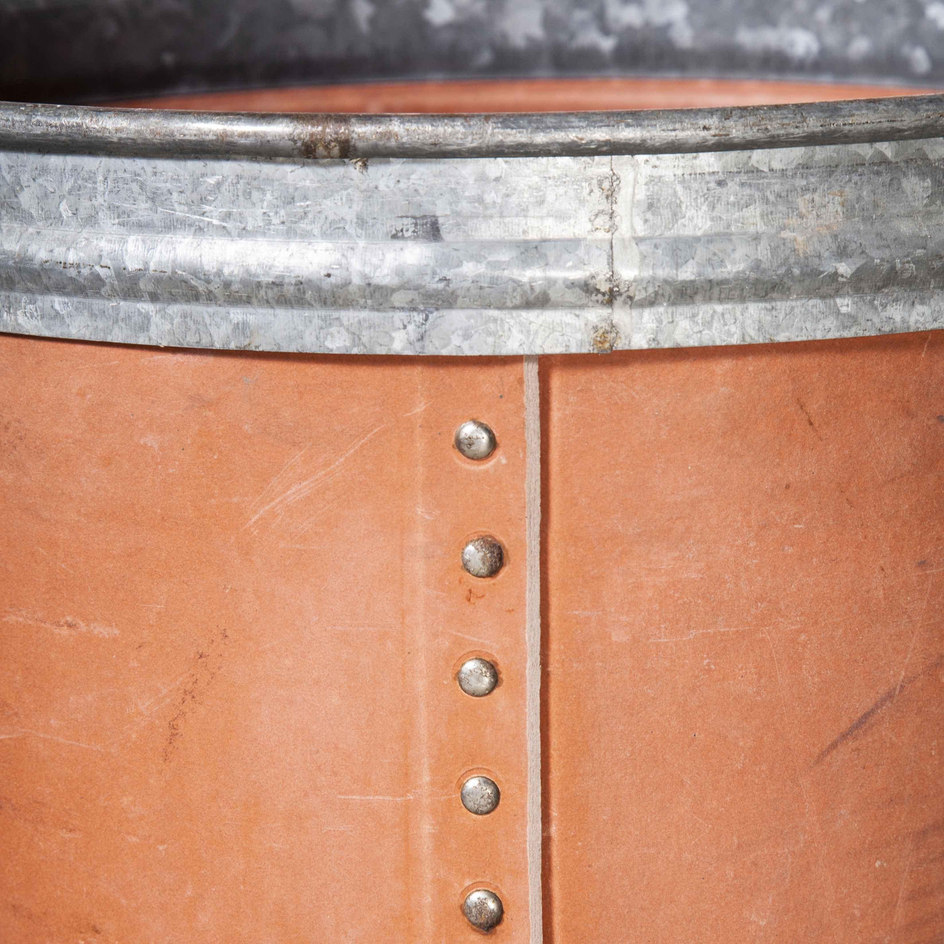 1940's Original Suroy Tall Industrial Storage Cylinder 'Model 1259.2' 2