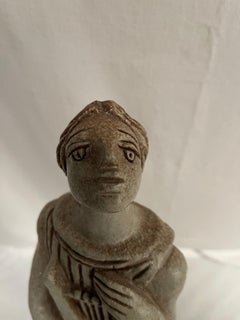 1940's " Orphée " Ceramic sculpture signed BAB