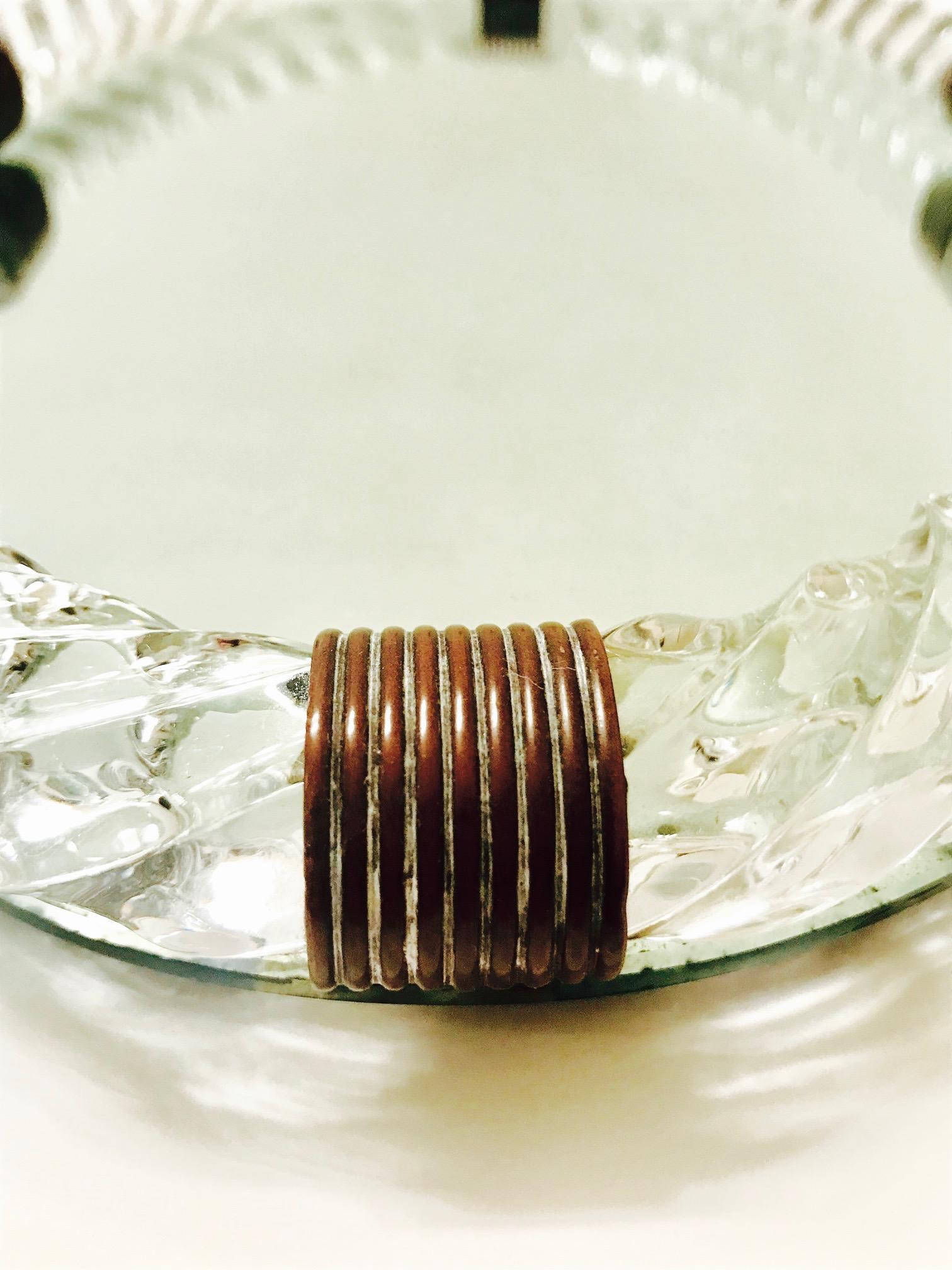 1940s Oval Murano Glass Rope and Mirrored Vanity Tray by Venini 4