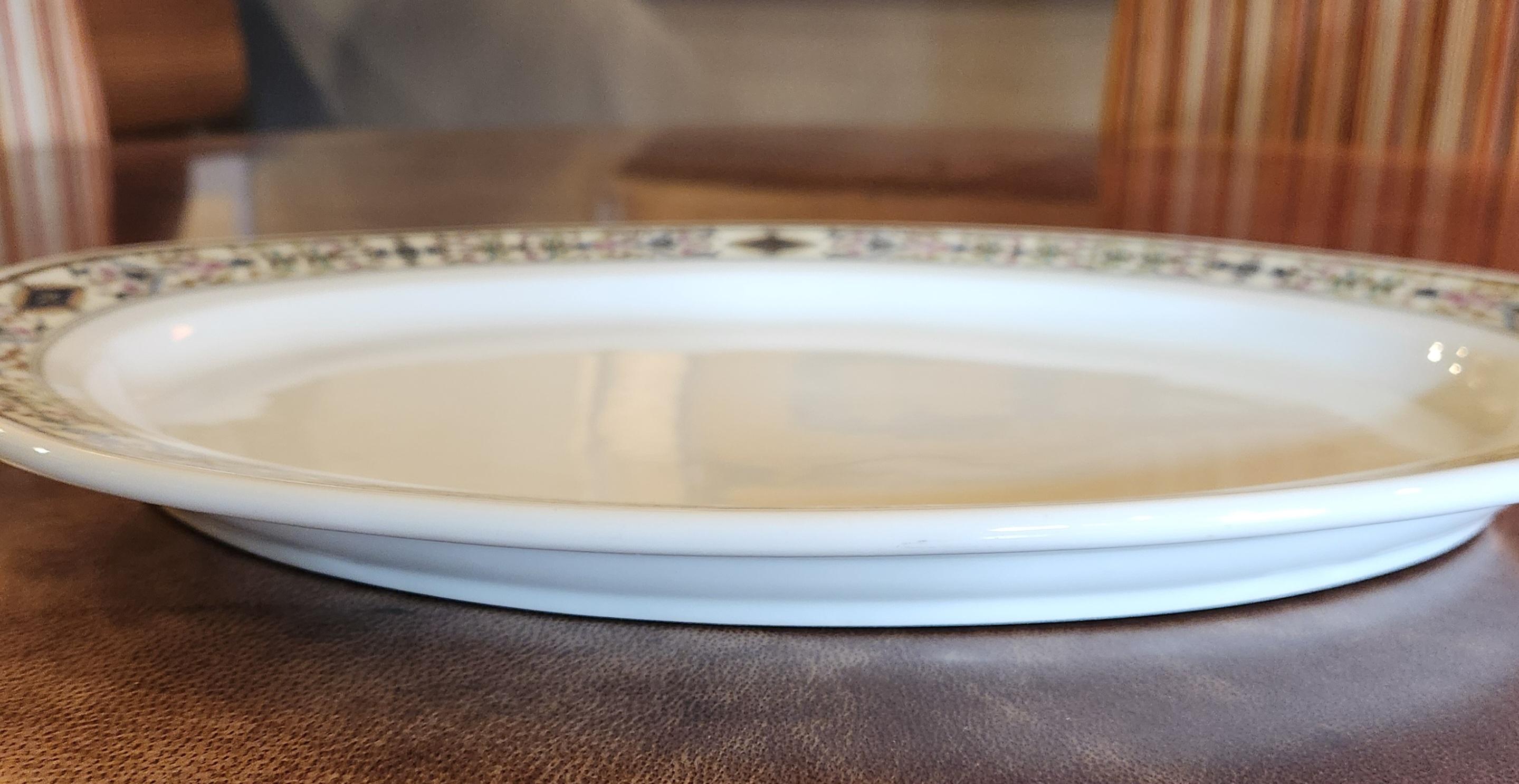 1940s German Serving Platter Pompeian Black Knight Albert Pick For Sale 2