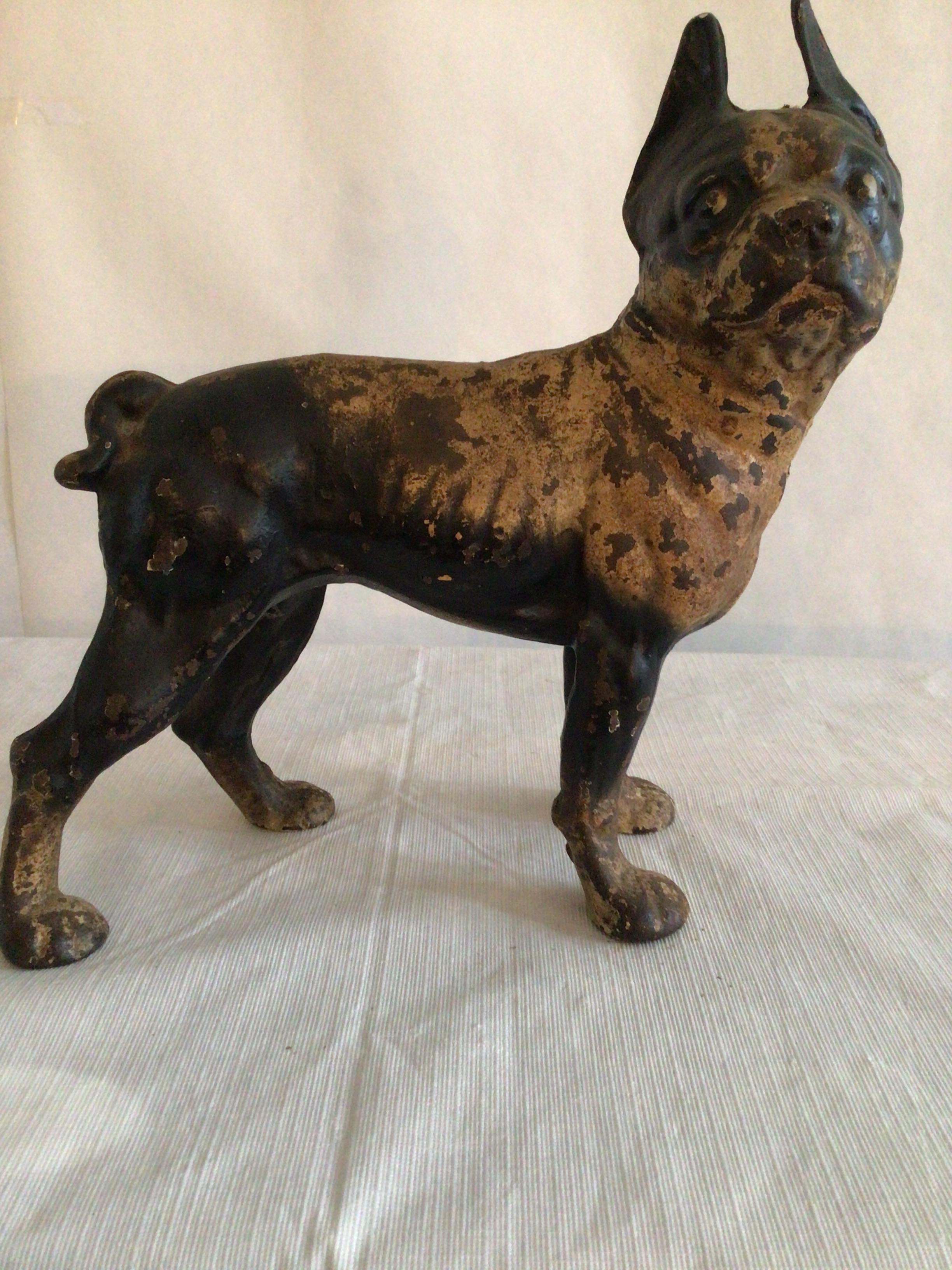 boston terrier sculpture