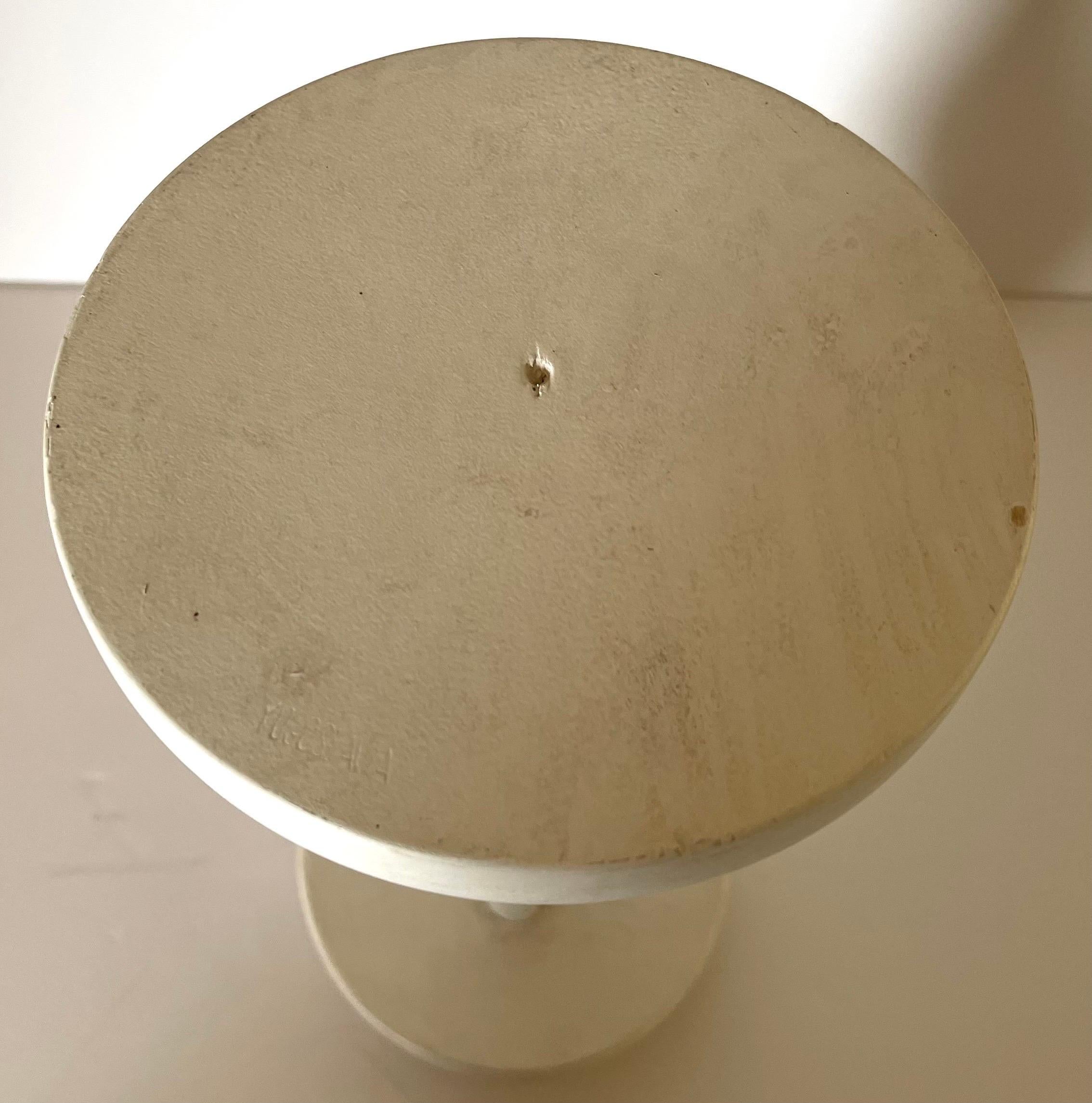 1940s Painted White Wooden Hat Stand For Sale 3