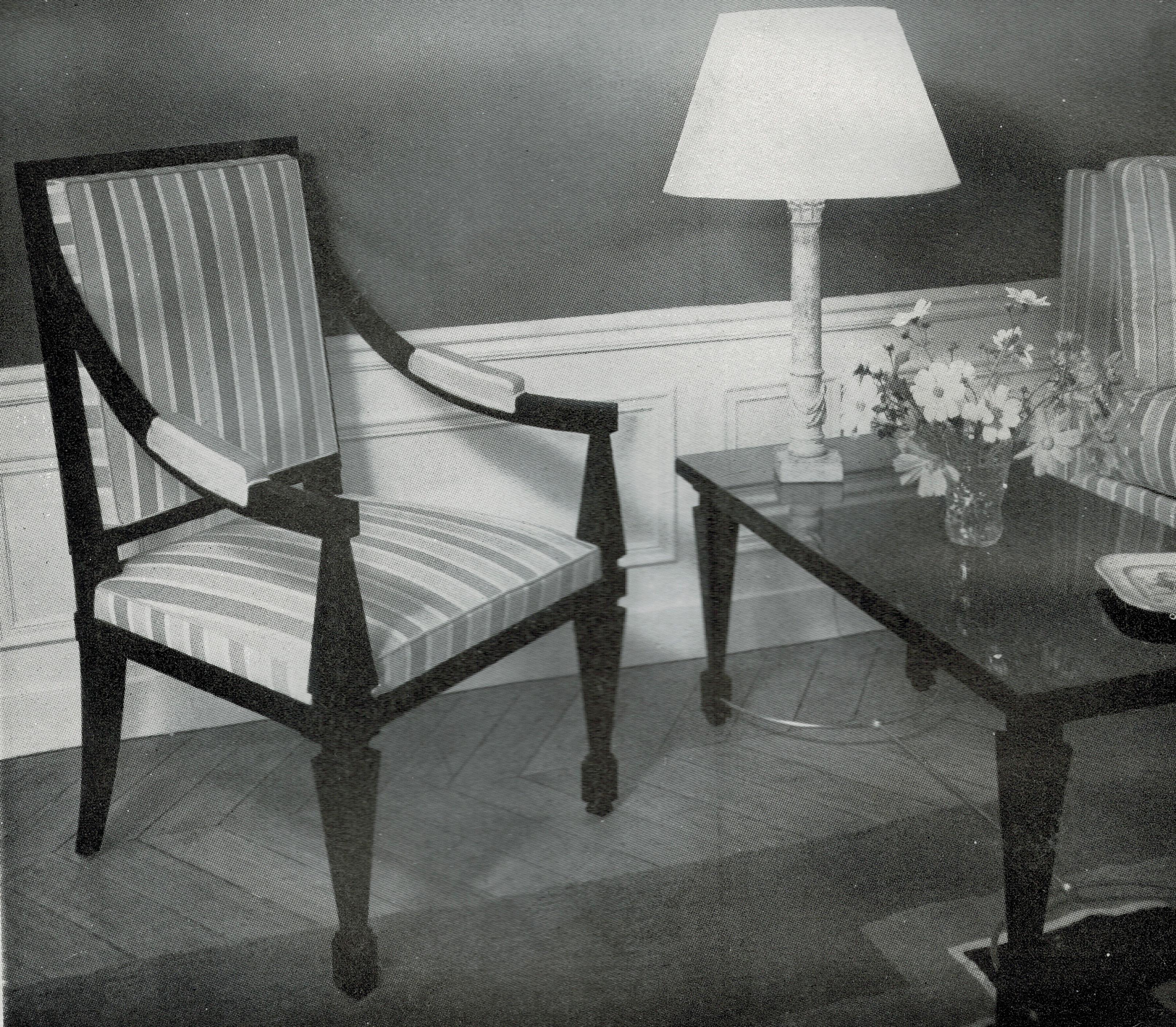 Milieu du XXe siècle Paire de fauteuils des années 1940 par André Arbus en vente
