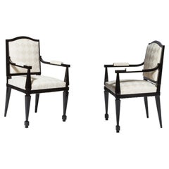 Vintage 1940s Pair of Armchairs by André Arbus
