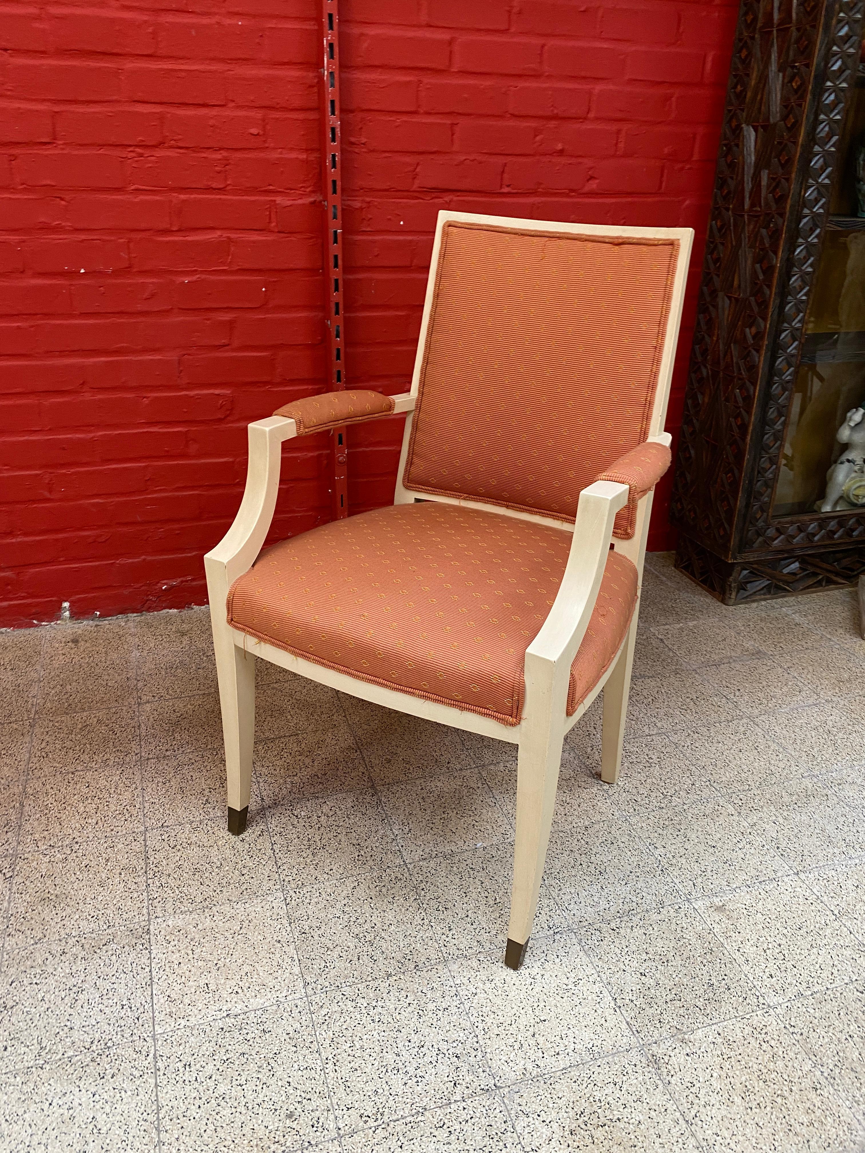 paire de fauteuils Art Déco français des années 1940 dans le style d'André Arbus Bon état - En vente à Saint-Ouen, FR