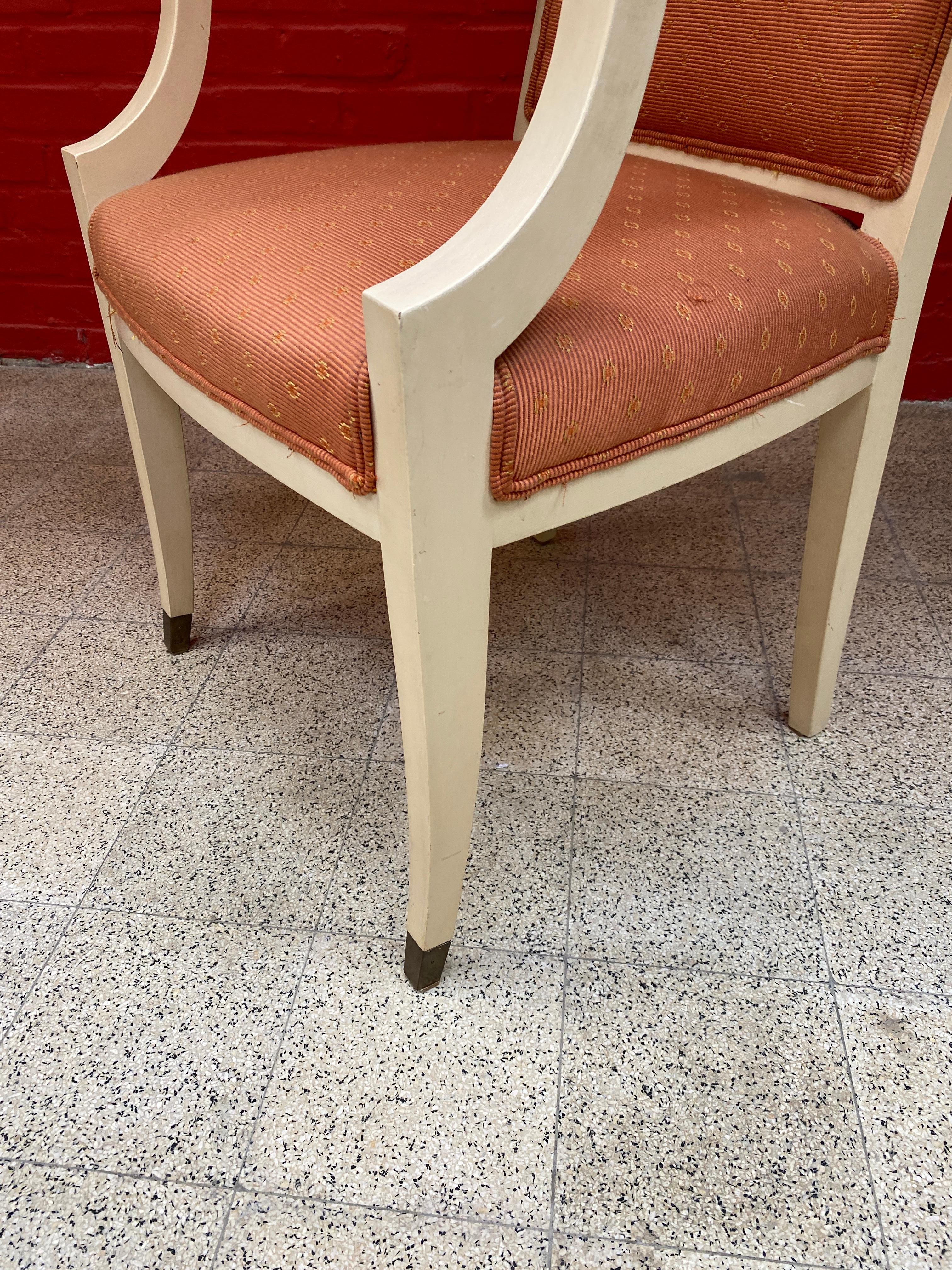 Milieu du XXe siècle paire de fauteuils Art Déco français des années 1940 dans le style d'André Arbus en vente
