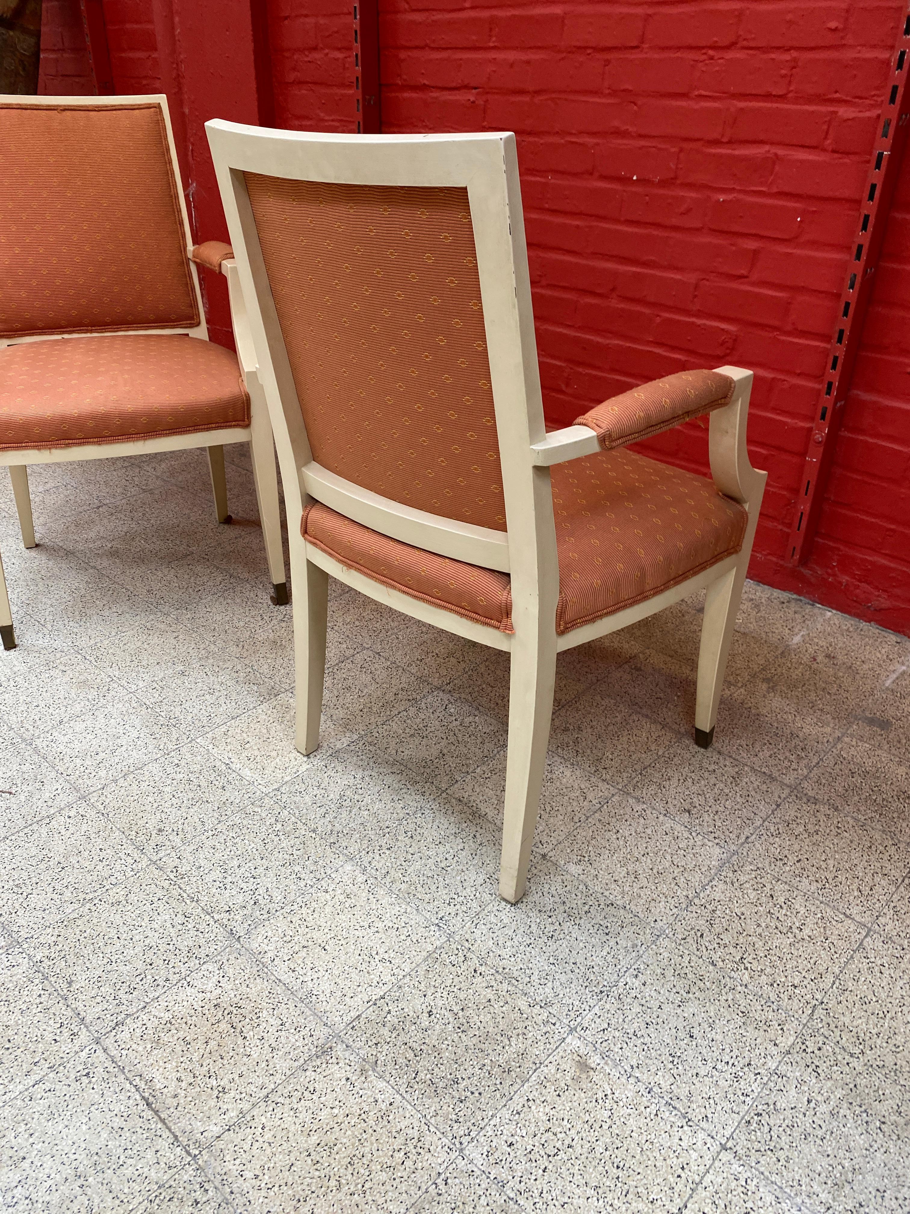 paire de fauteuils Art Déco français des années 1940 dans le style d'André Arbus en vente 1