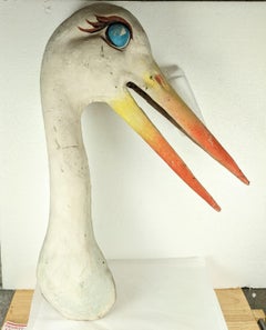 1940's Paper Mache Stork