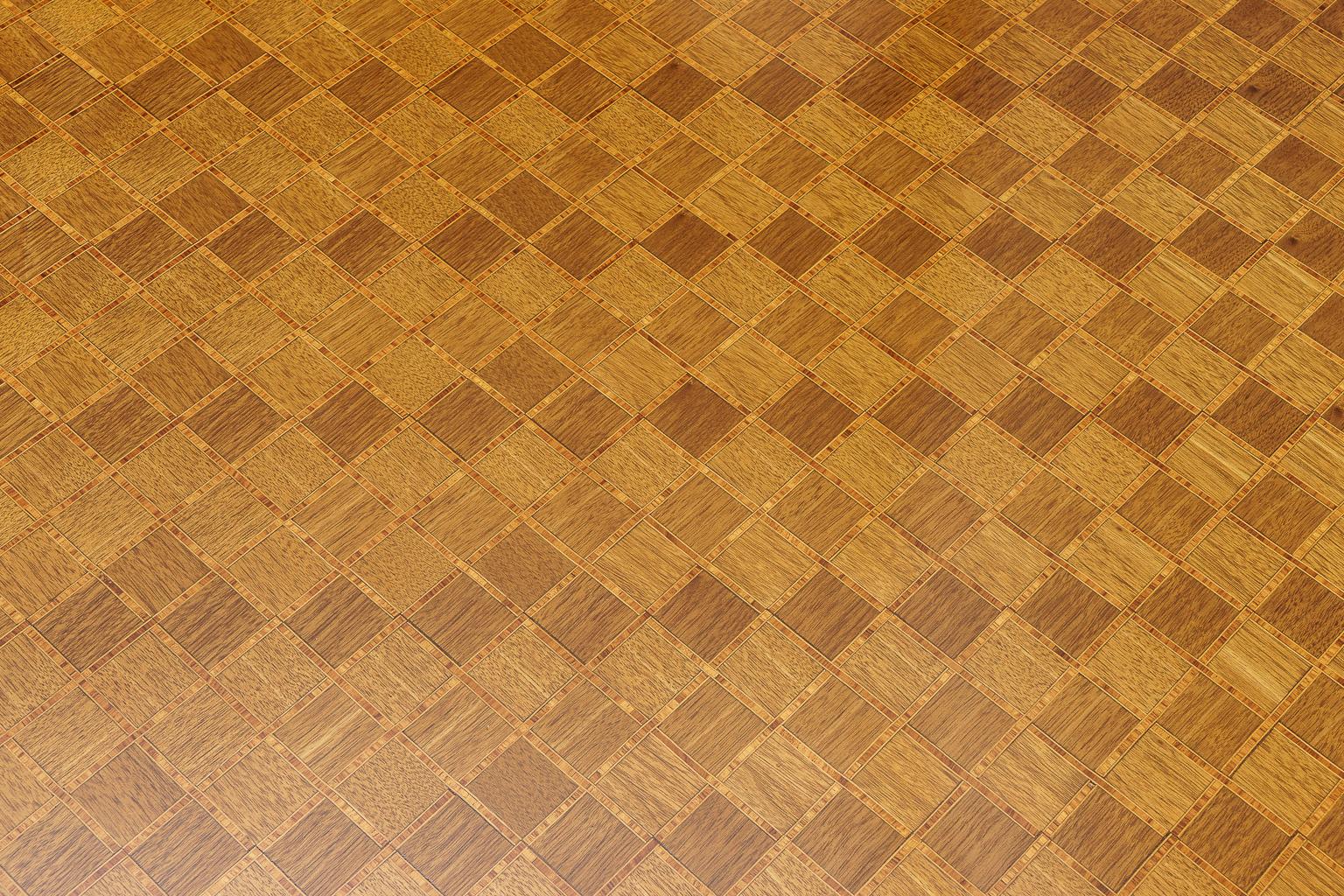 Inlay 1940s Parquet Cocktail Table