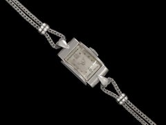 1940's Patek Philippe Vintage Ladies Ref. 1189 Watch - 18K White Gold & Diamonds