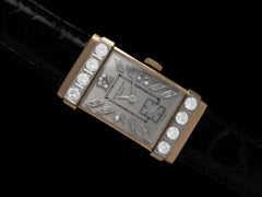 1940's Patek Philippe Vintage Mens Watch with Contract or Period Large "Top Hat"