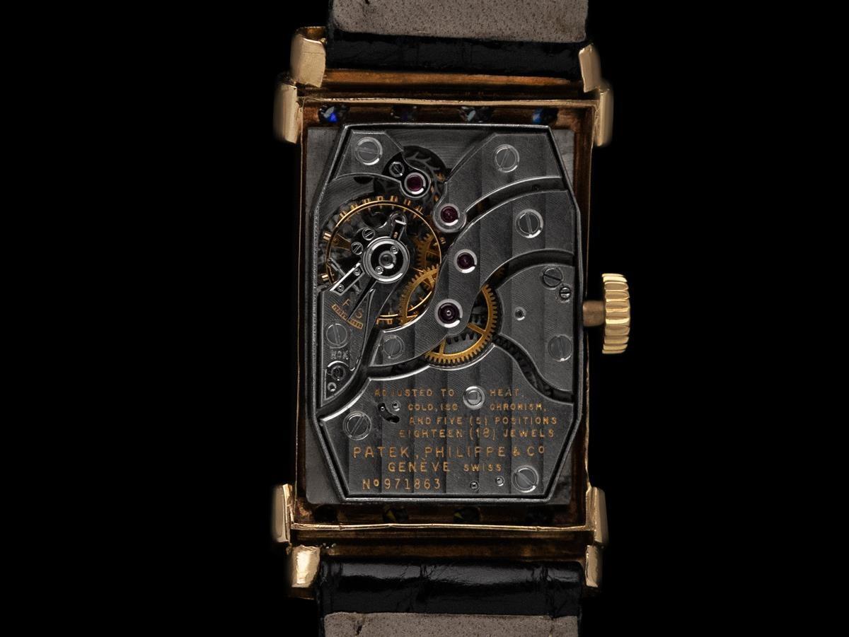 1940's Patek Philippe Vintage By Montre pour homme avec contrat ou d'époque Grand 