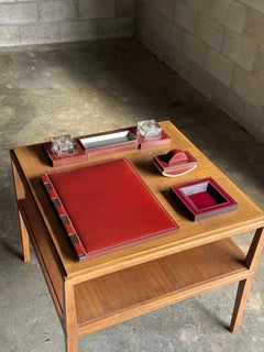 1940s Paul Dupré-Lafon for Hermès Rare Desk Pieces- Set of 4