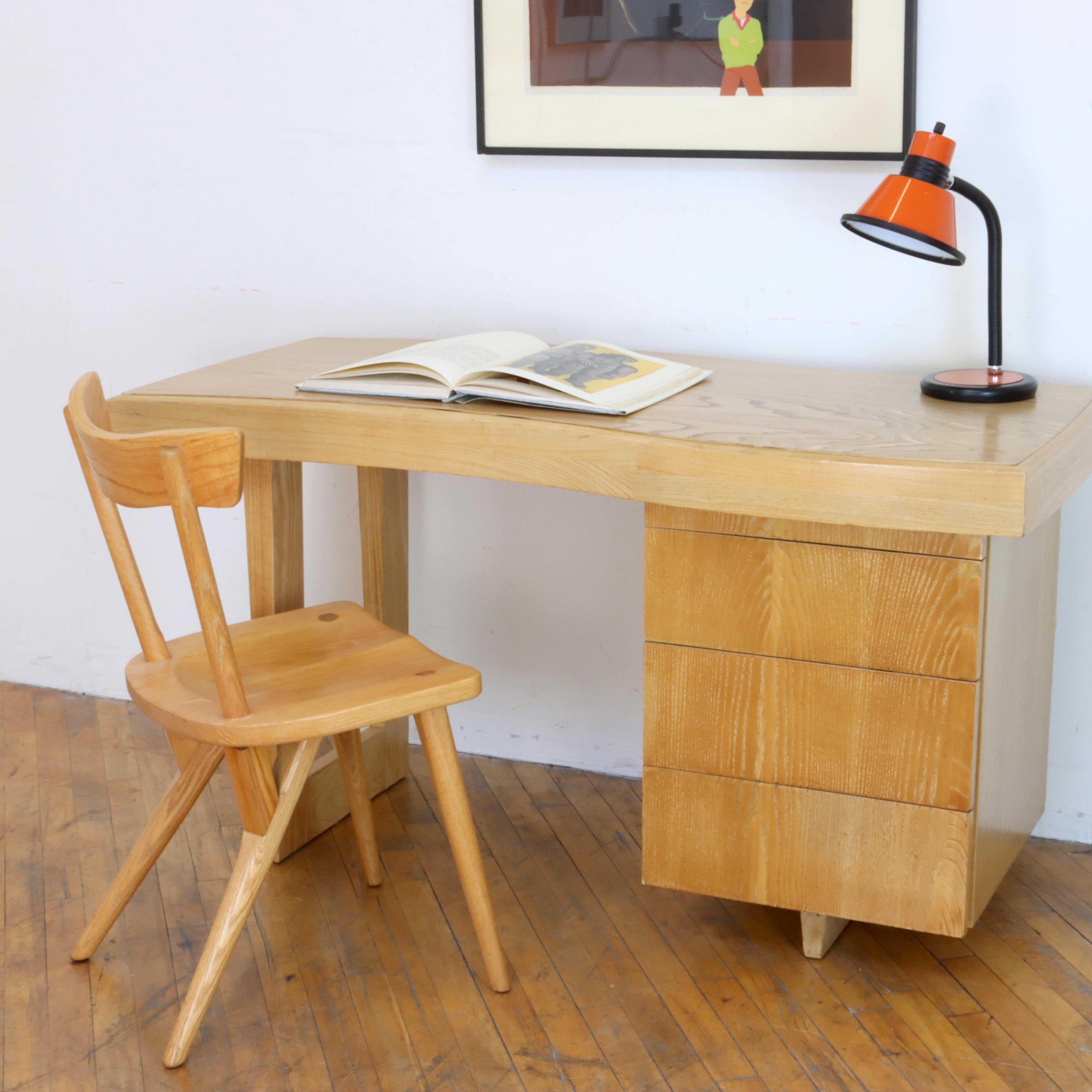 Art Deco 1940s Paul Laszlo Freeform Desk For Sale