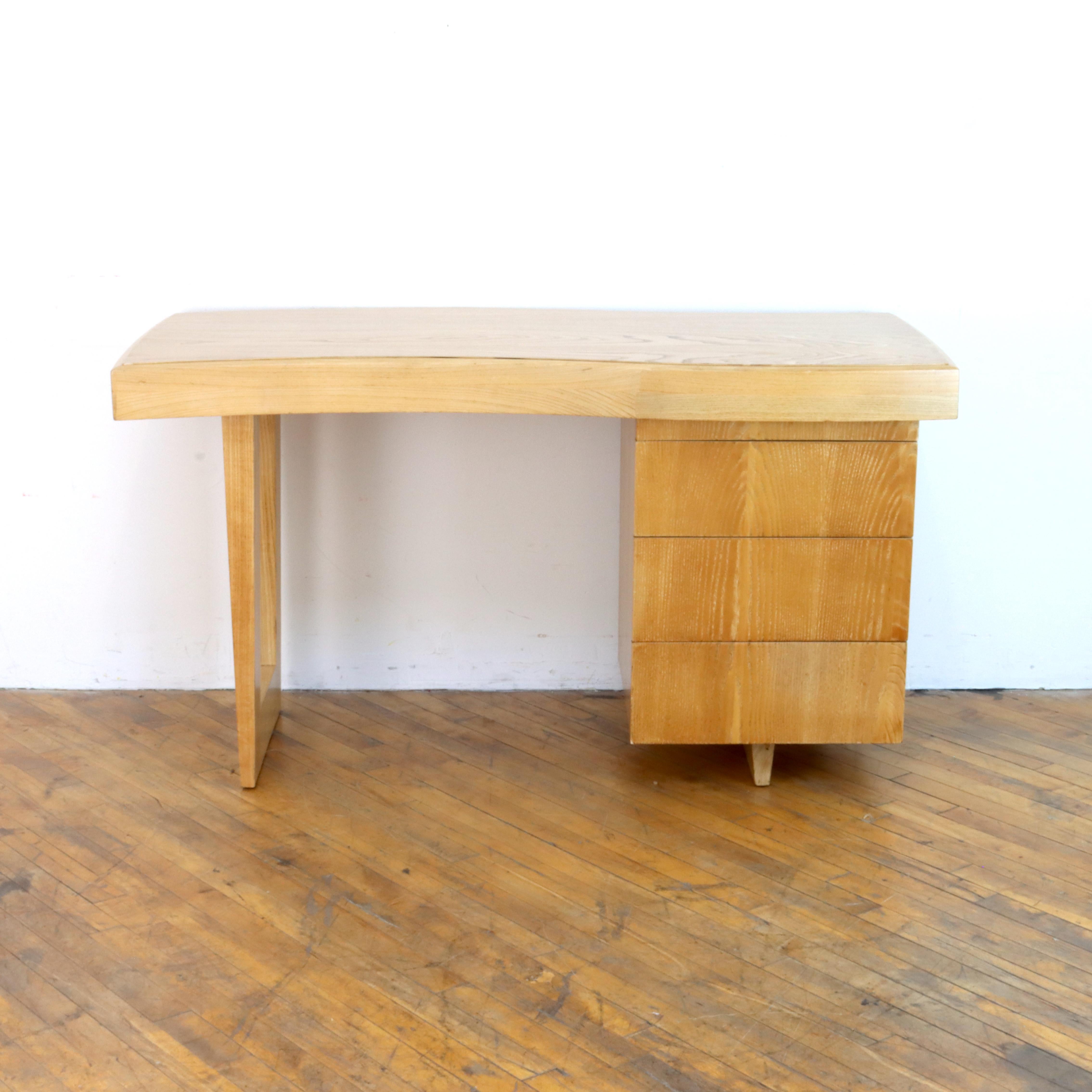 North American 1940s Paul Laszlo Freeform Desk For Sale