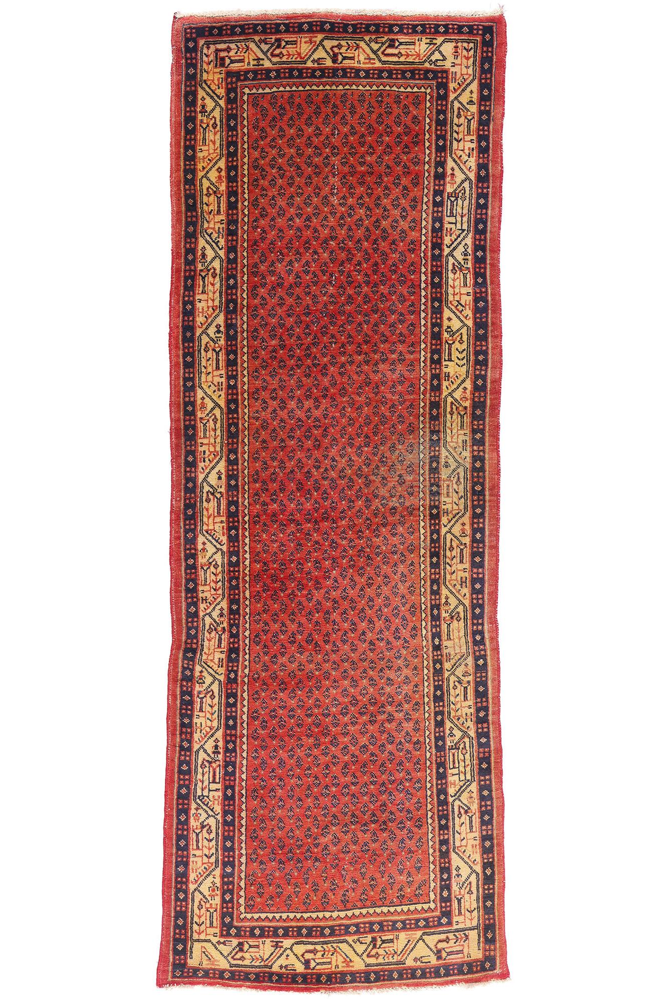 1940'S Persian Mahal Carpet with Traditional Style For Sale 4