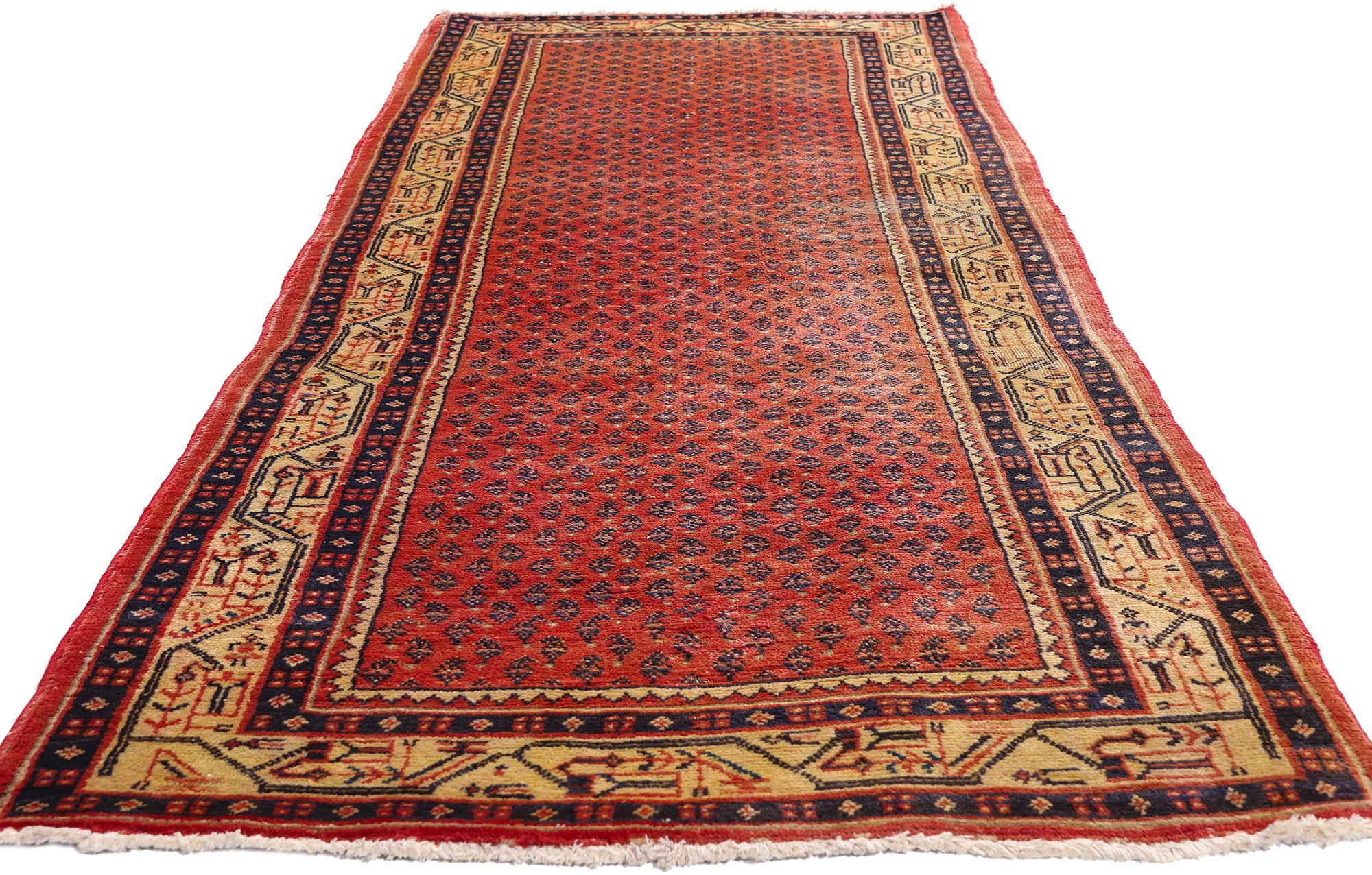 Bohemian 1940'S Persian Mahal Carpet with Traditional Style For Sale