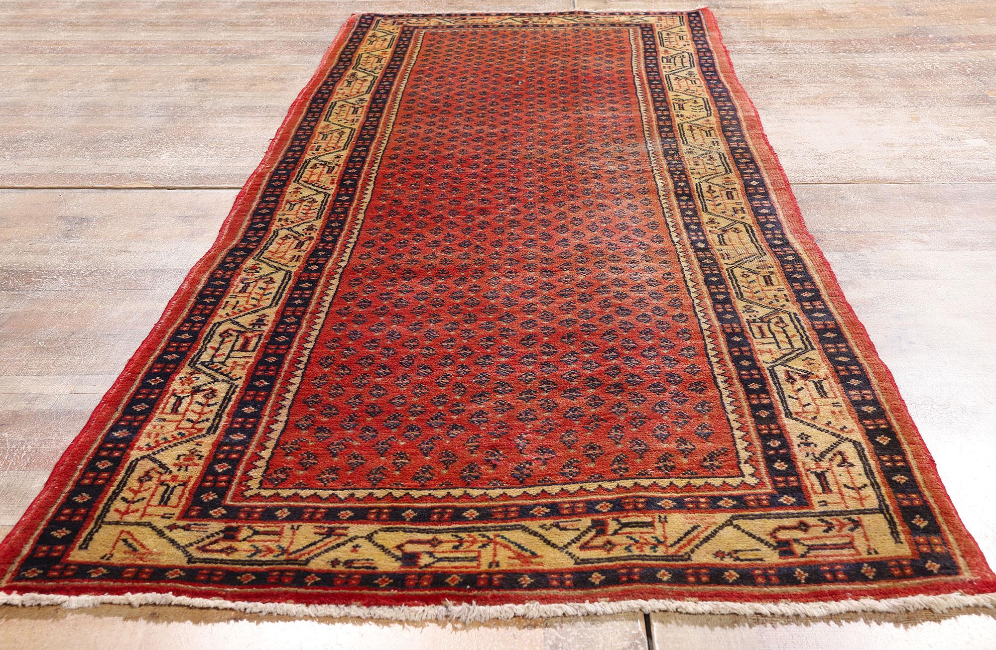1940'S Persian Mahal Carpet with Traditional Style For Sale 2