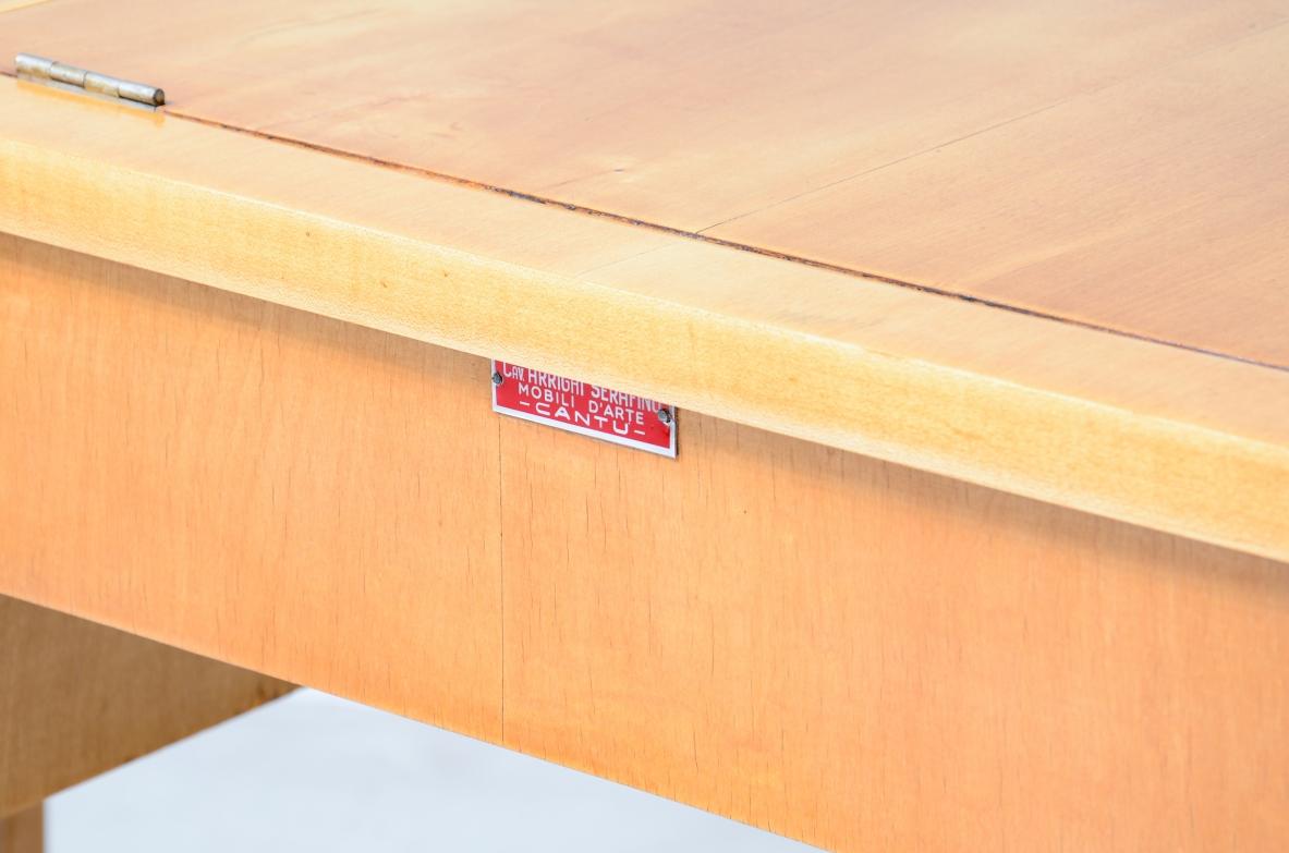 20ième siècle Table console Petinoise des années 1940 en érable blond en vente