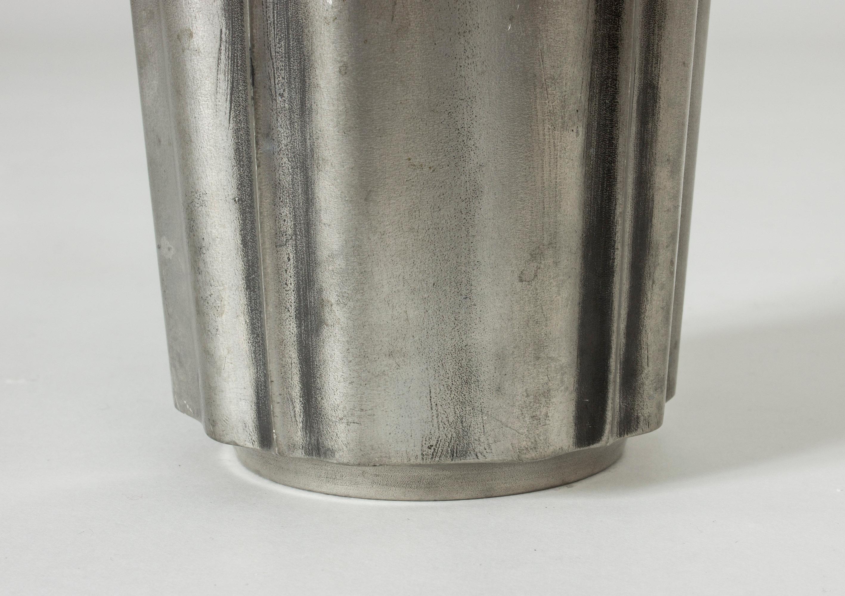 Mid-20th Century 1940s Pewter Jar by Edvin Ollers