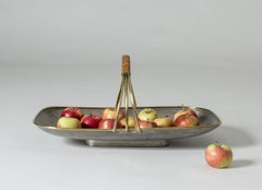 1940s Pewter Tray by Nils Fougstedt