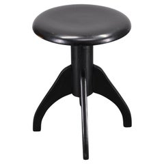 1940s Piano Beech Stool, Czechoslovakia