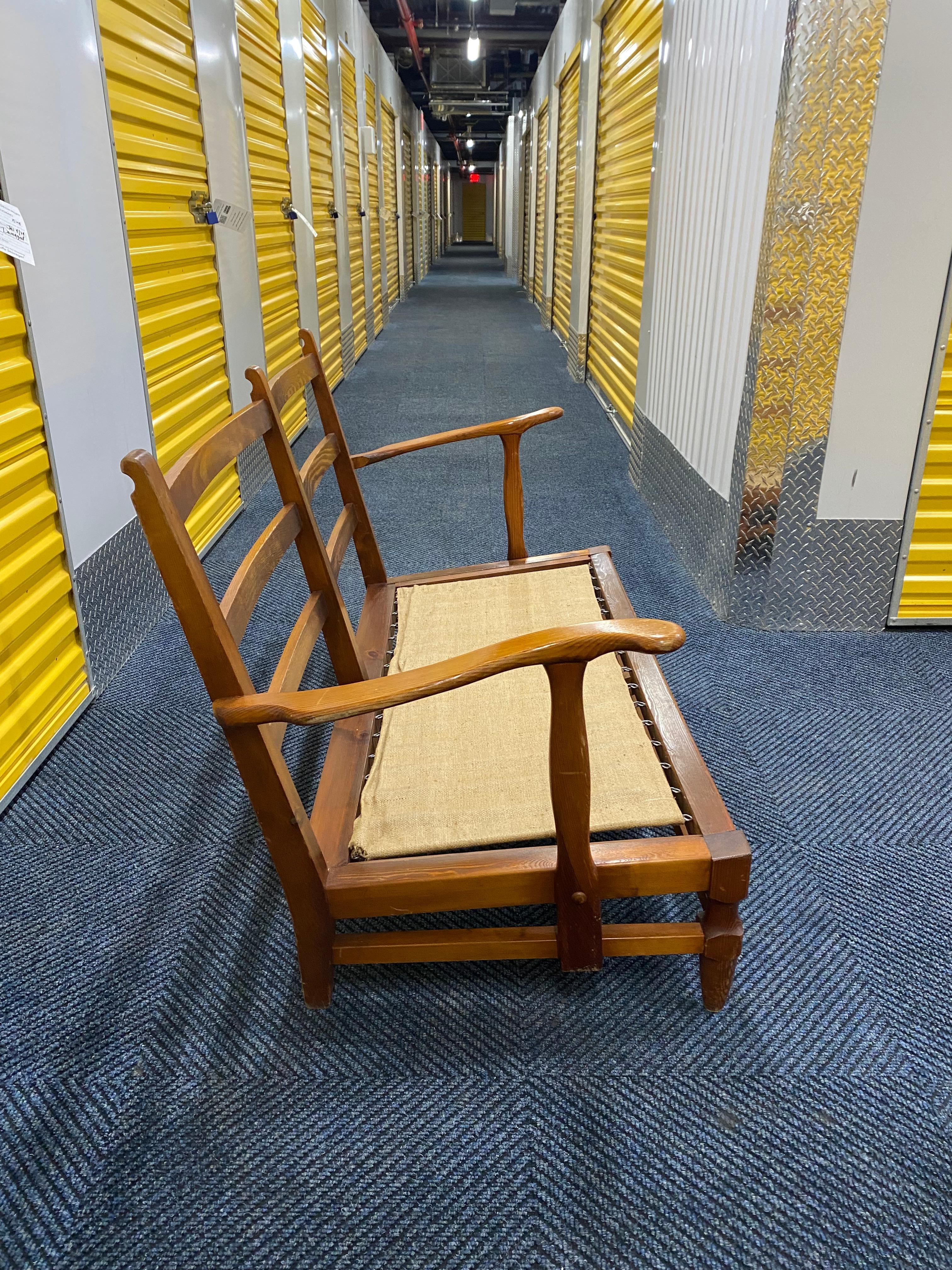 1940s Pine Sofa by Gunnar Göpert For Sale 4