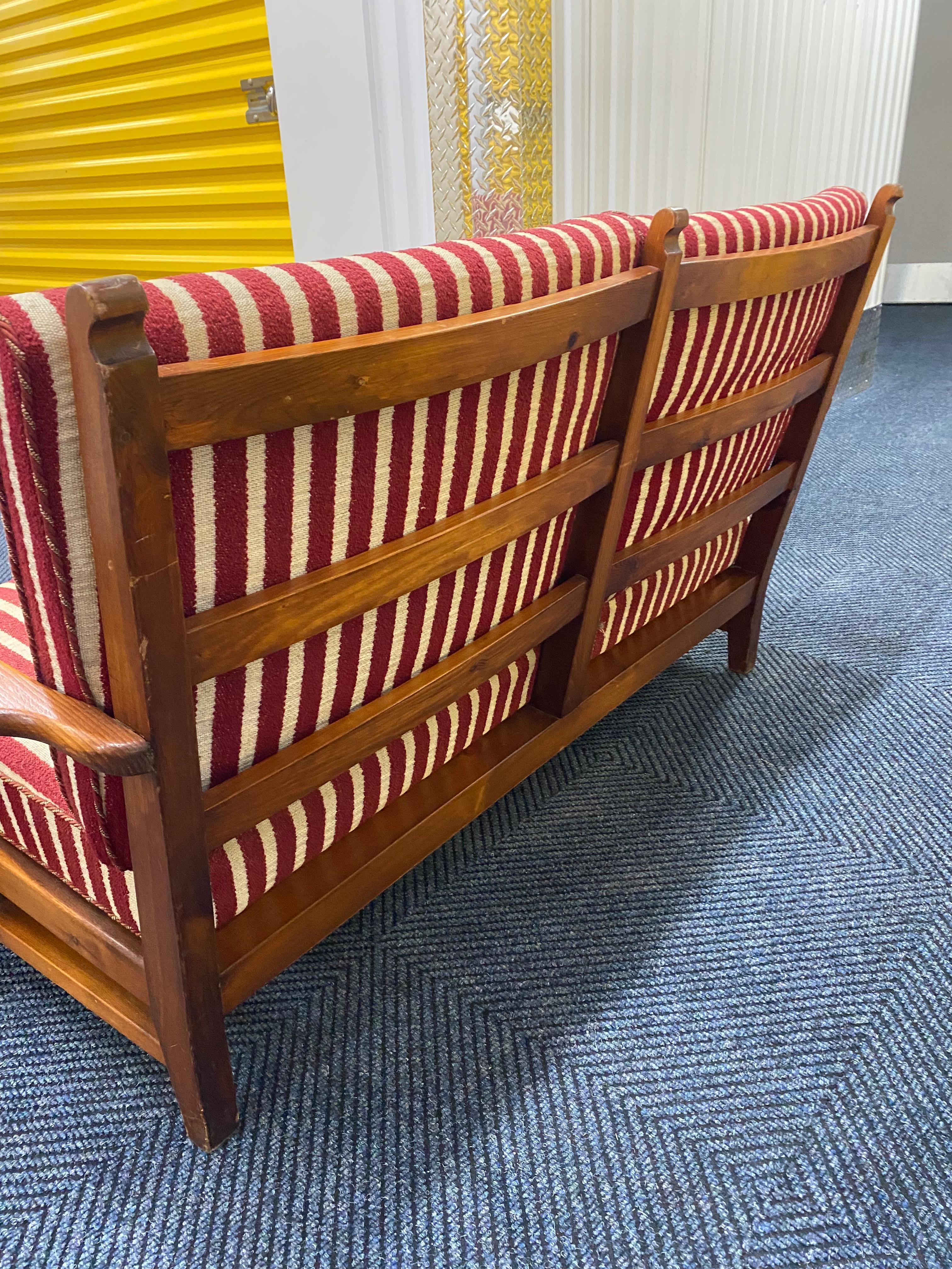 Scandinavian Modern 1940s Pine Sofa by Gunnar Göpert For Sale