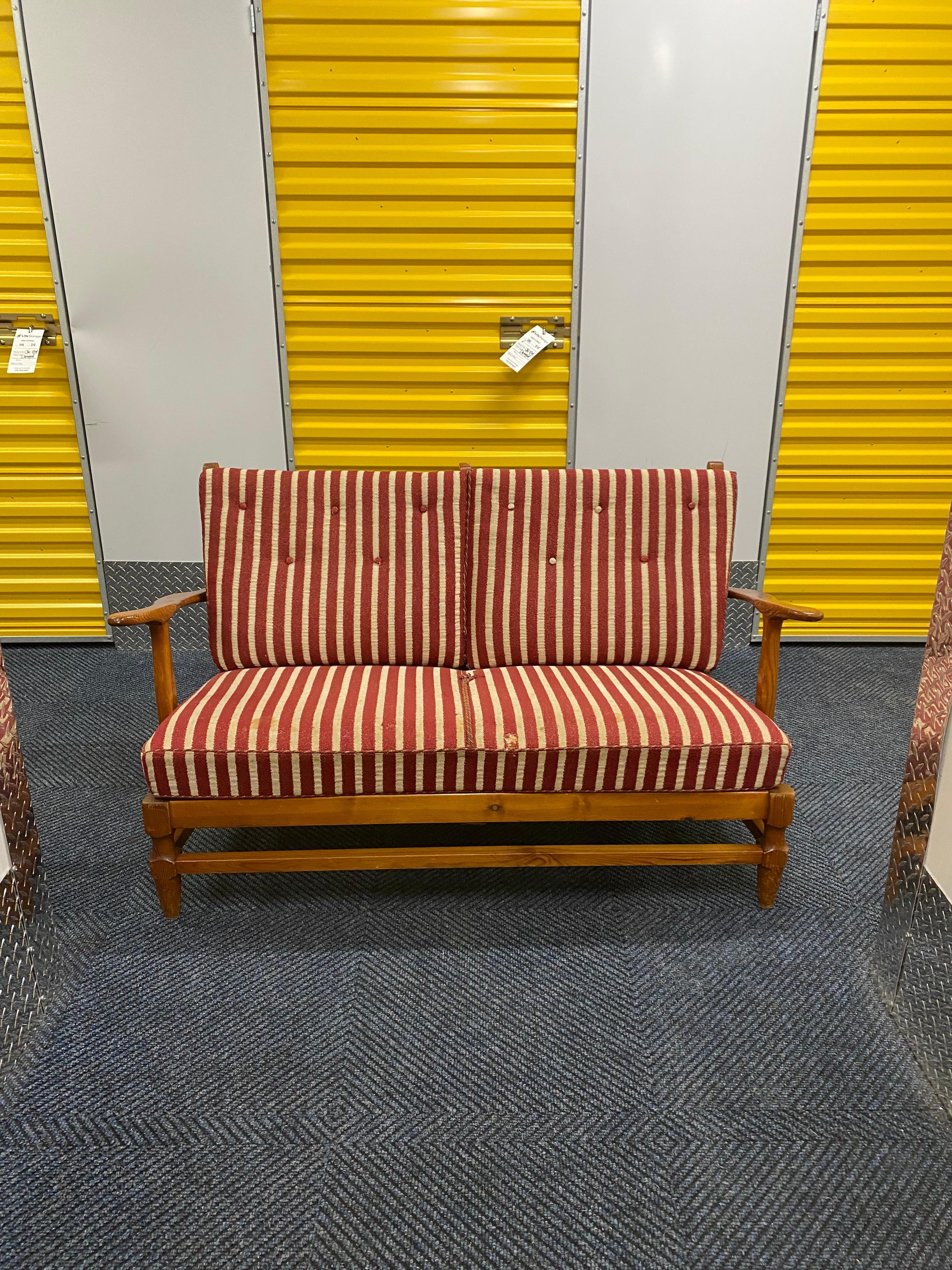 1940s Pine Sofa by Gunnar Göpert For Sale 1