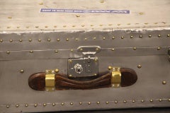 1940s Polished Aluminium Steamer Trunk
