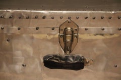 1940s Polished Aluminium Steamer Trunk