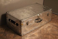 1940s Polished Aluminium Steamer Trunk