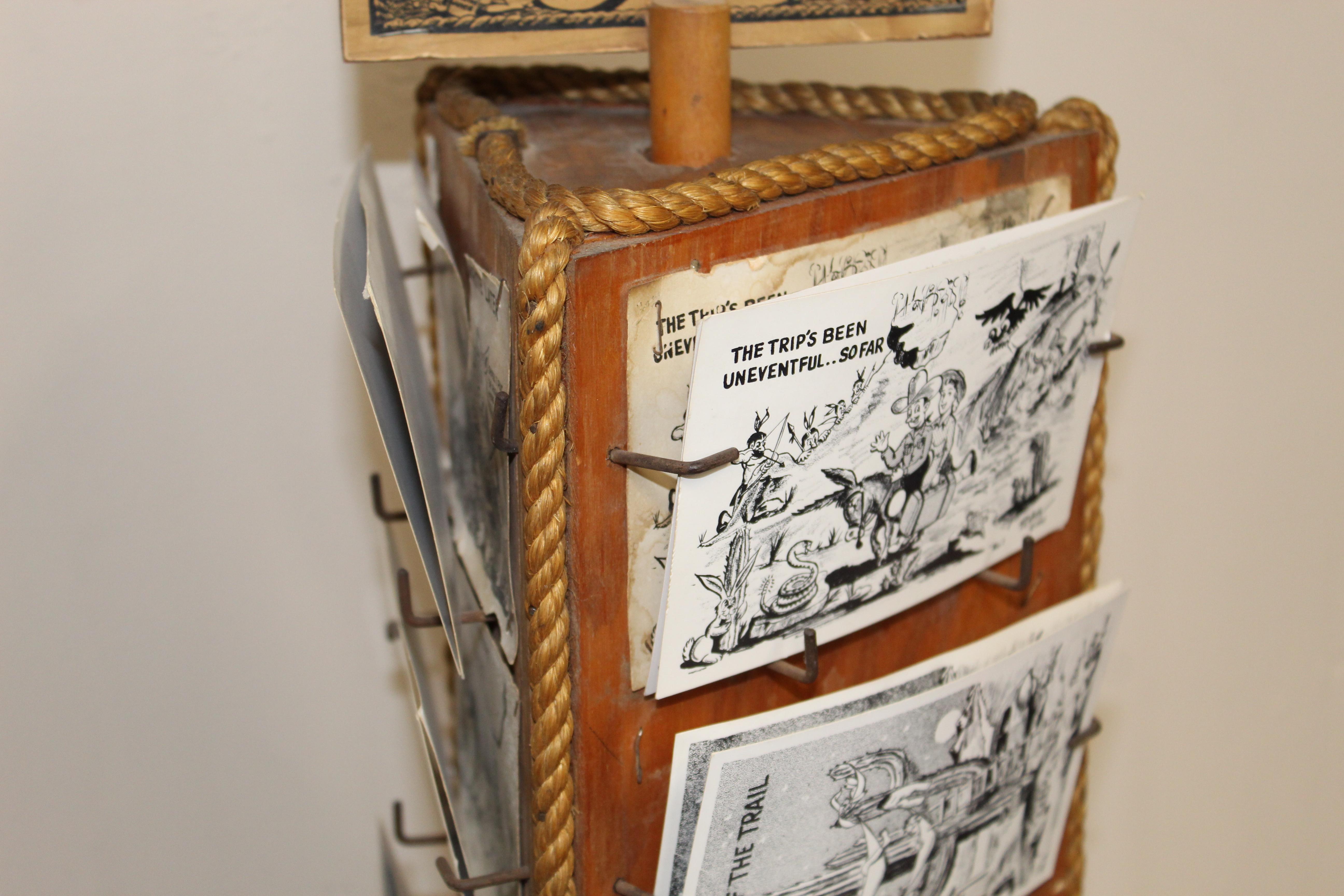 1940s Post Card Display Rack by Bob Petley For Sale 3
