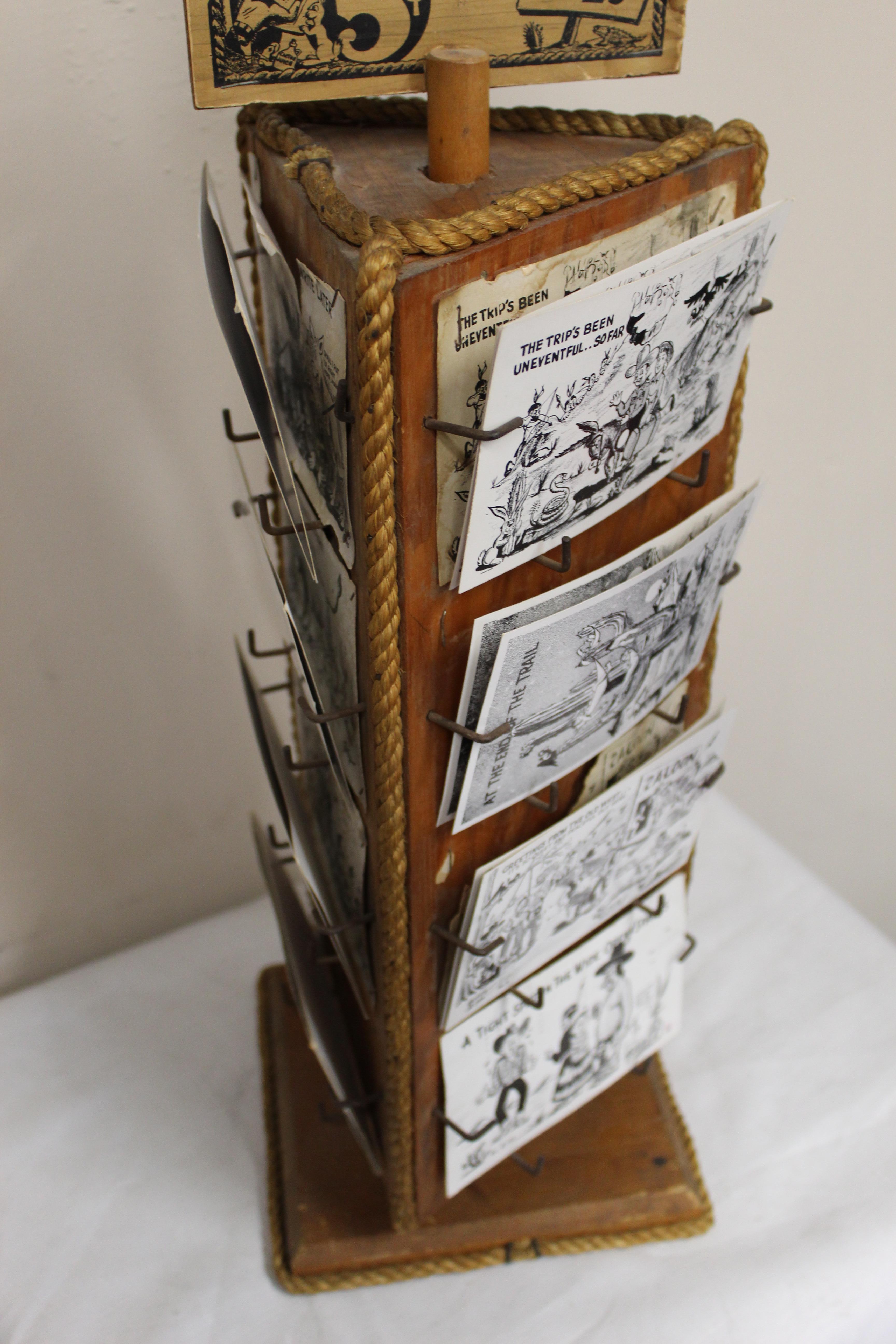 1940s Post Card Display Rack by Bob Petley For Sale 4