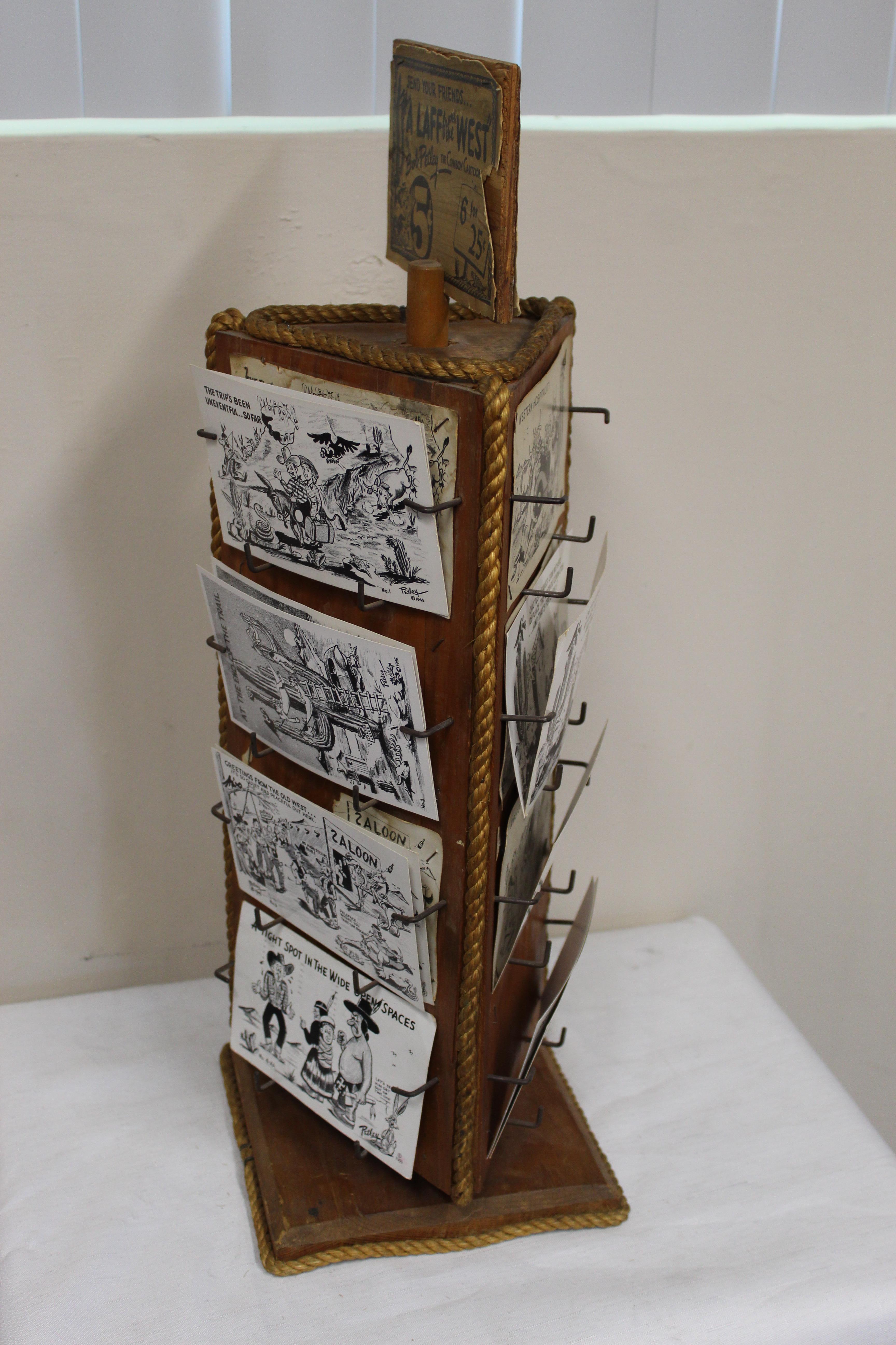 1940s Post Card Display Rack by Bob Petley For Sale 5