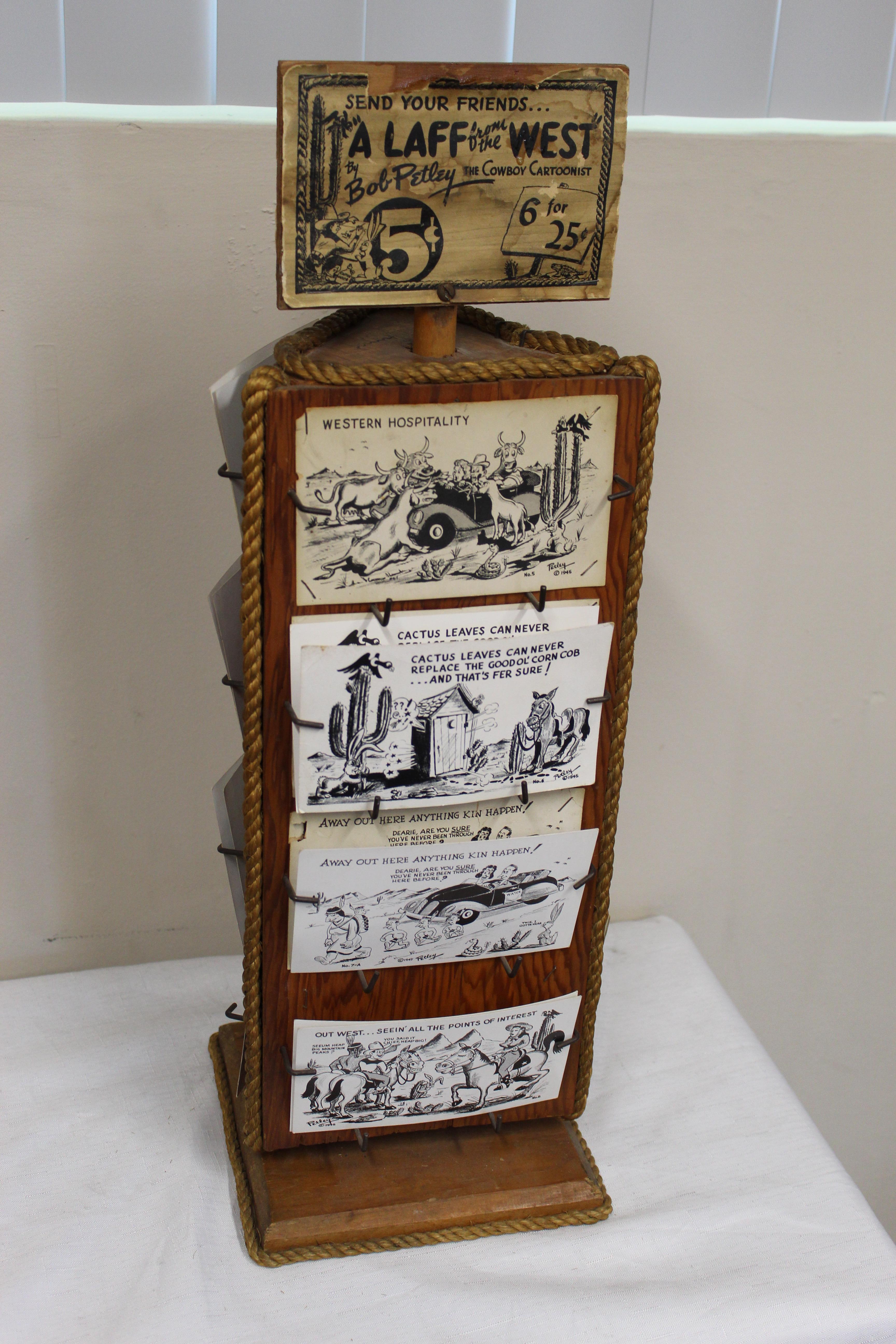 1940s Post Card Display Rack by Bob Petley For Sale 7