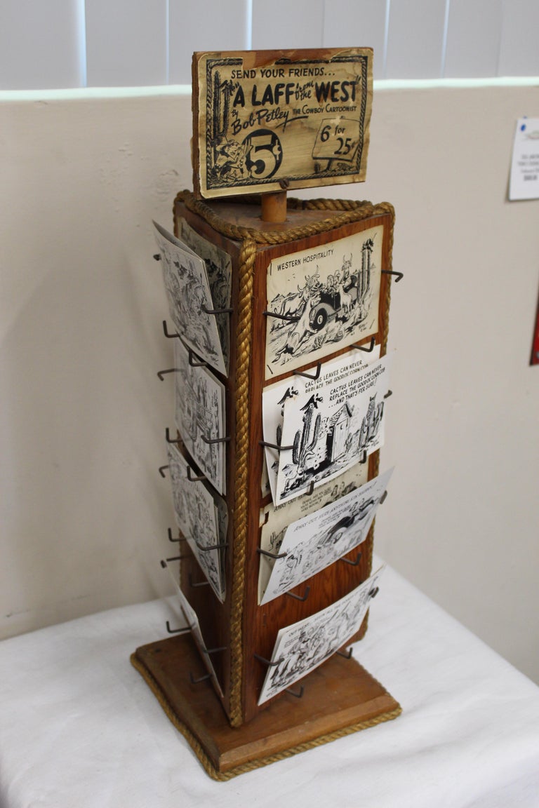 1940s Post Card Display Rack by Bob Petley For Sale at 1stDibs