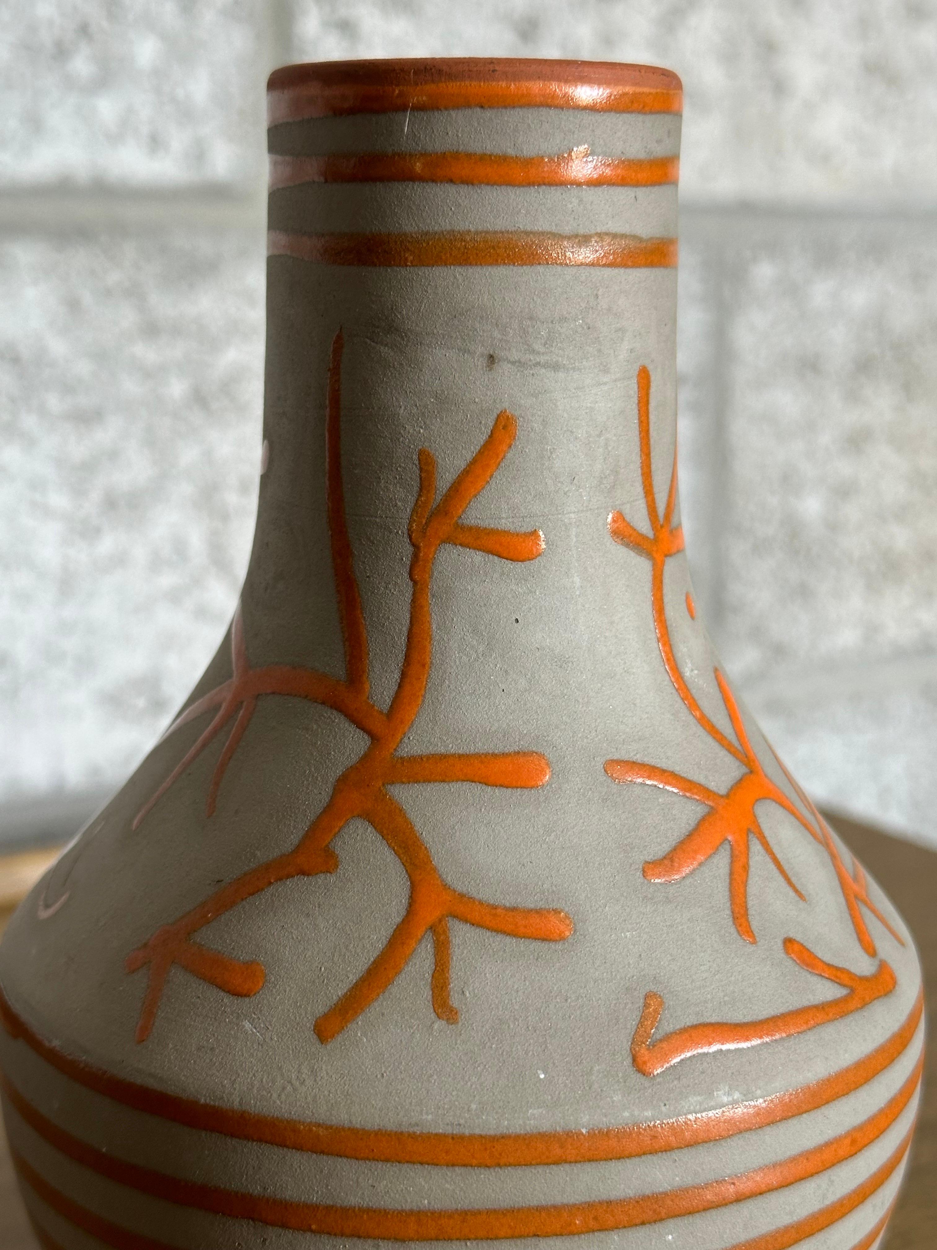 Svedese Vaso raro degli anni '40 di Erik Mornils per Nittsjö in vendita