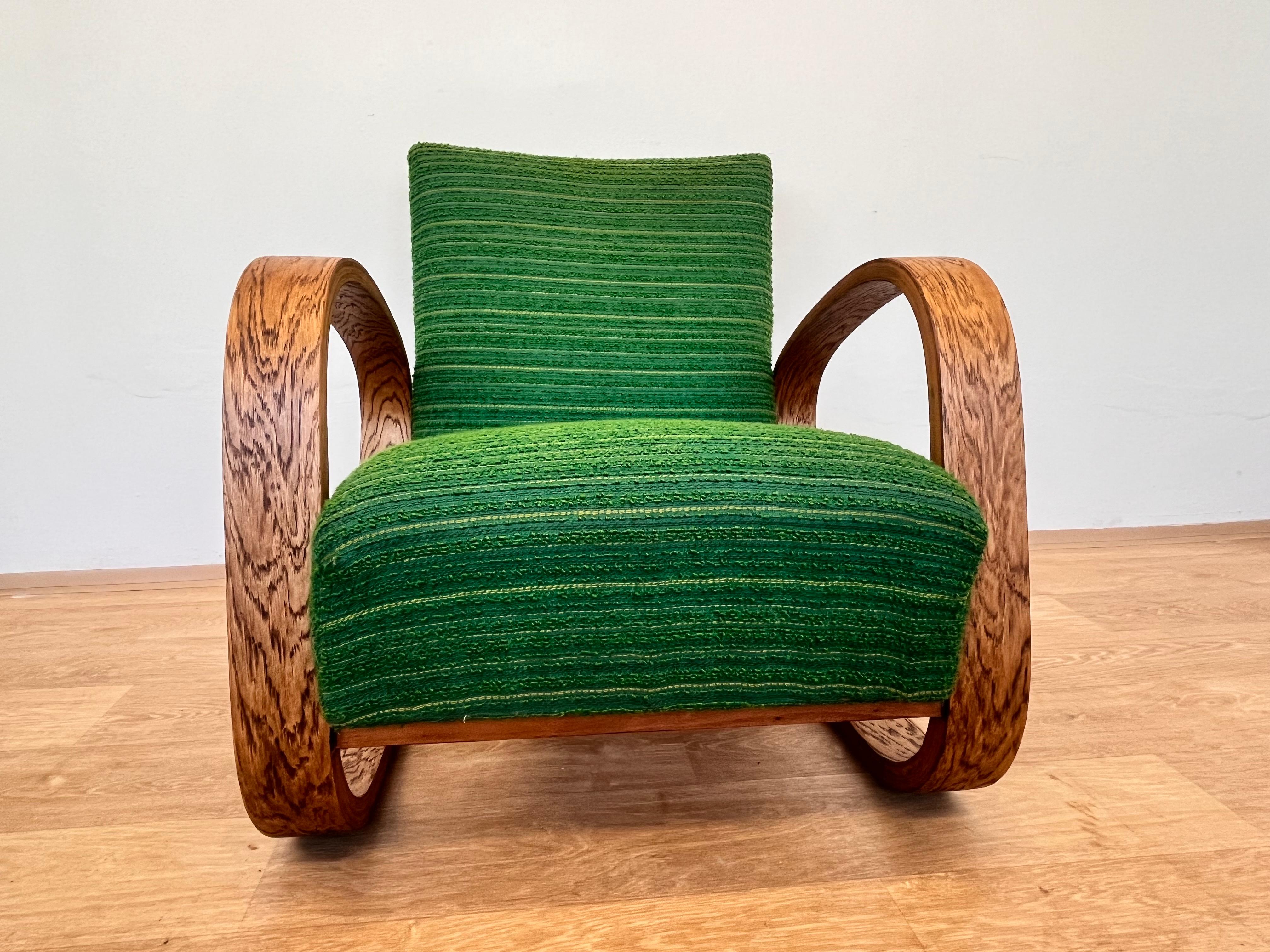1940 Raro sillón Miroslav Navratil de estilo Alvar Aalto - Checoslovaquia Moderno de mediados de siglo en venta