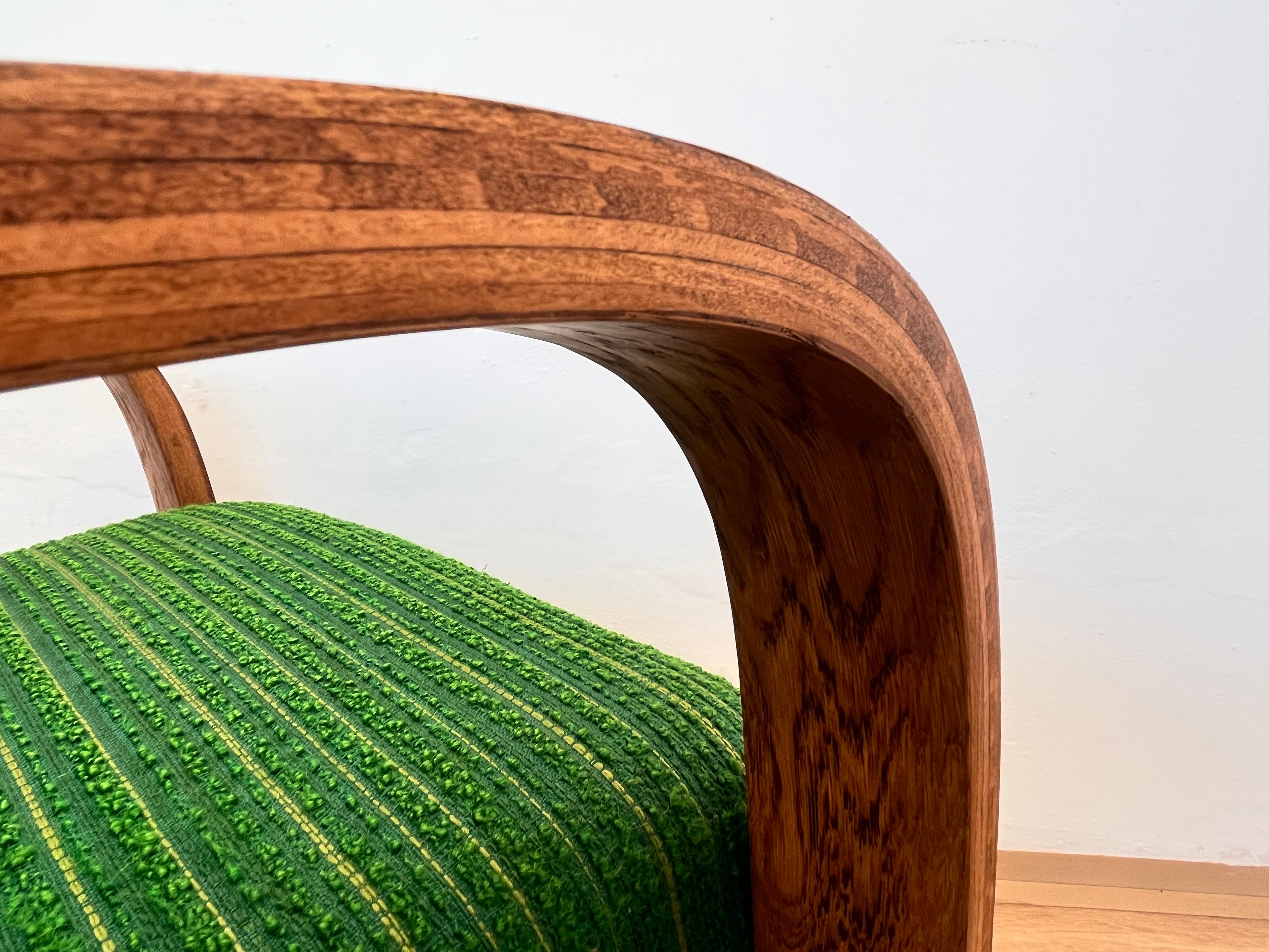 1940 Raro sillón Miroslav Navratil de estilo Alvar Aalto - Checoslovaquia en venta 3