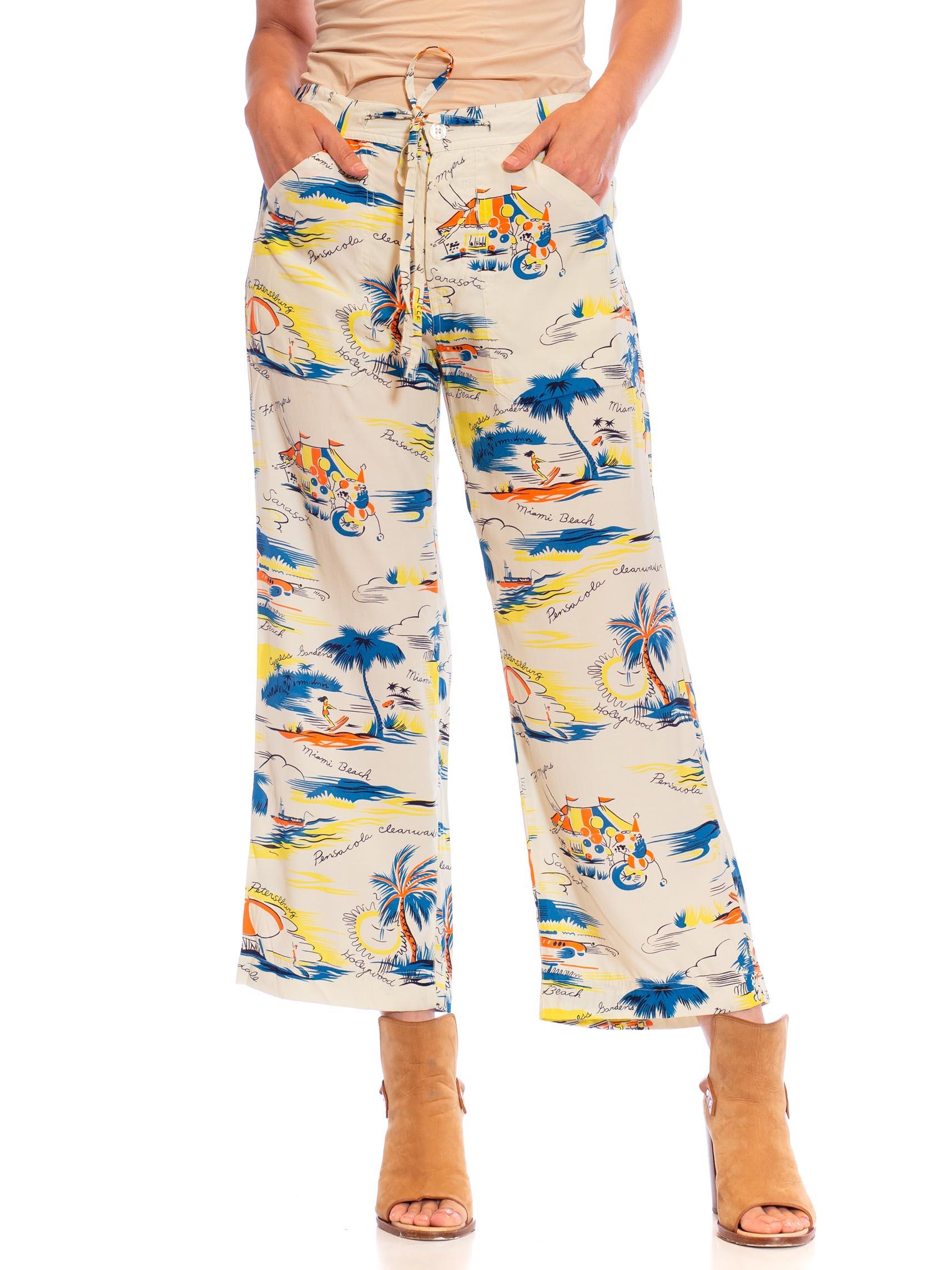 rayon beach pants