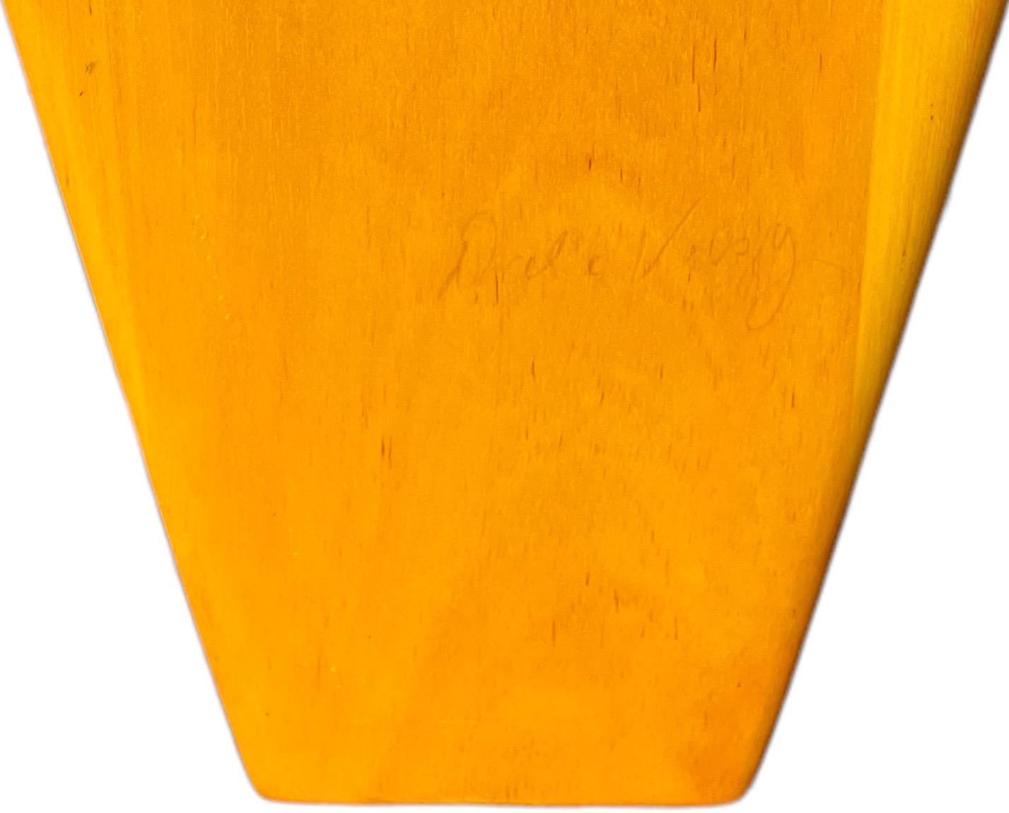 1940s Replica Dale Velzy Golden Balsawood King Kamehameha Hot Curl Surfboard 5
