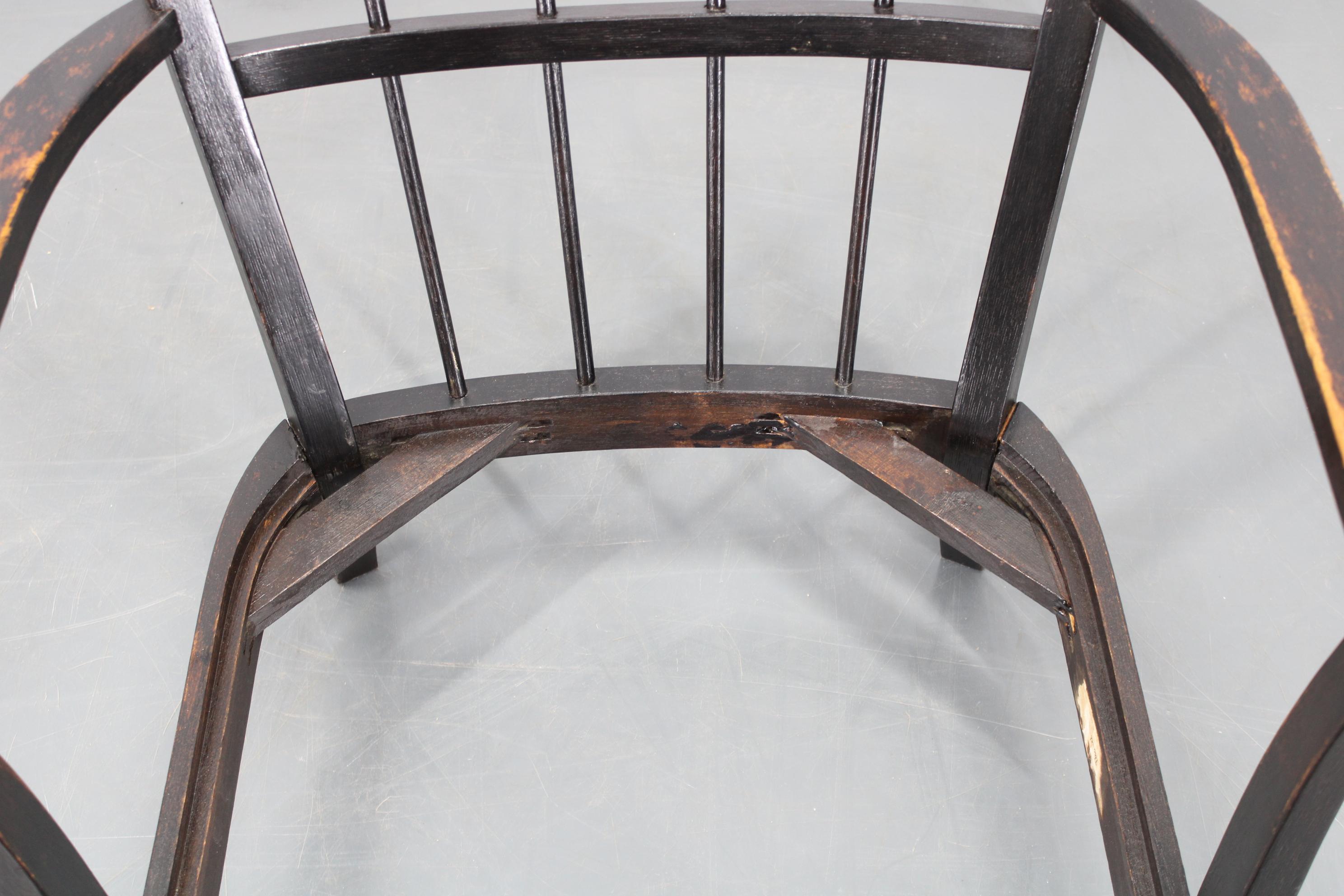 1940er Jahre Restaurierter Thonet Sessel , Tschechoslowakei im Angebot 3